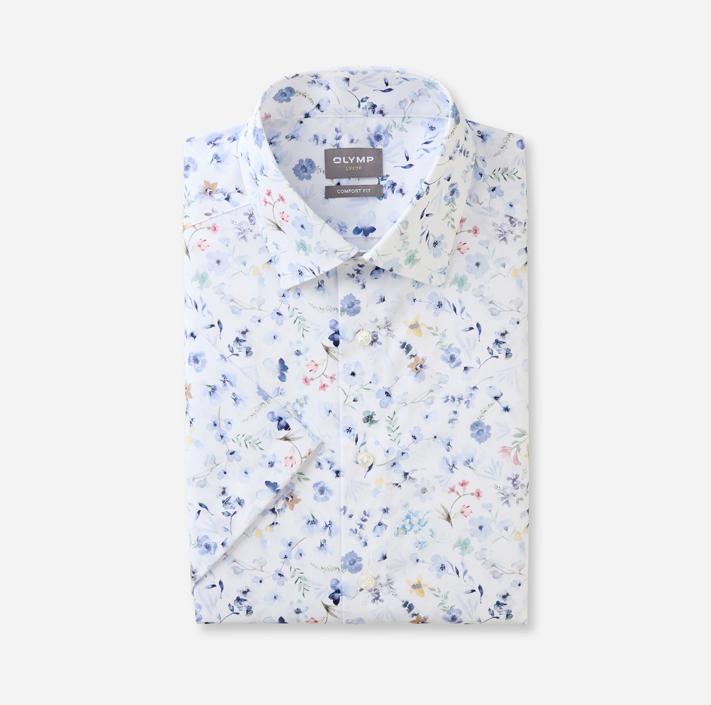 OLYMP Kurzarmhemd »Luxor comfort fit«, mit floralem Print
