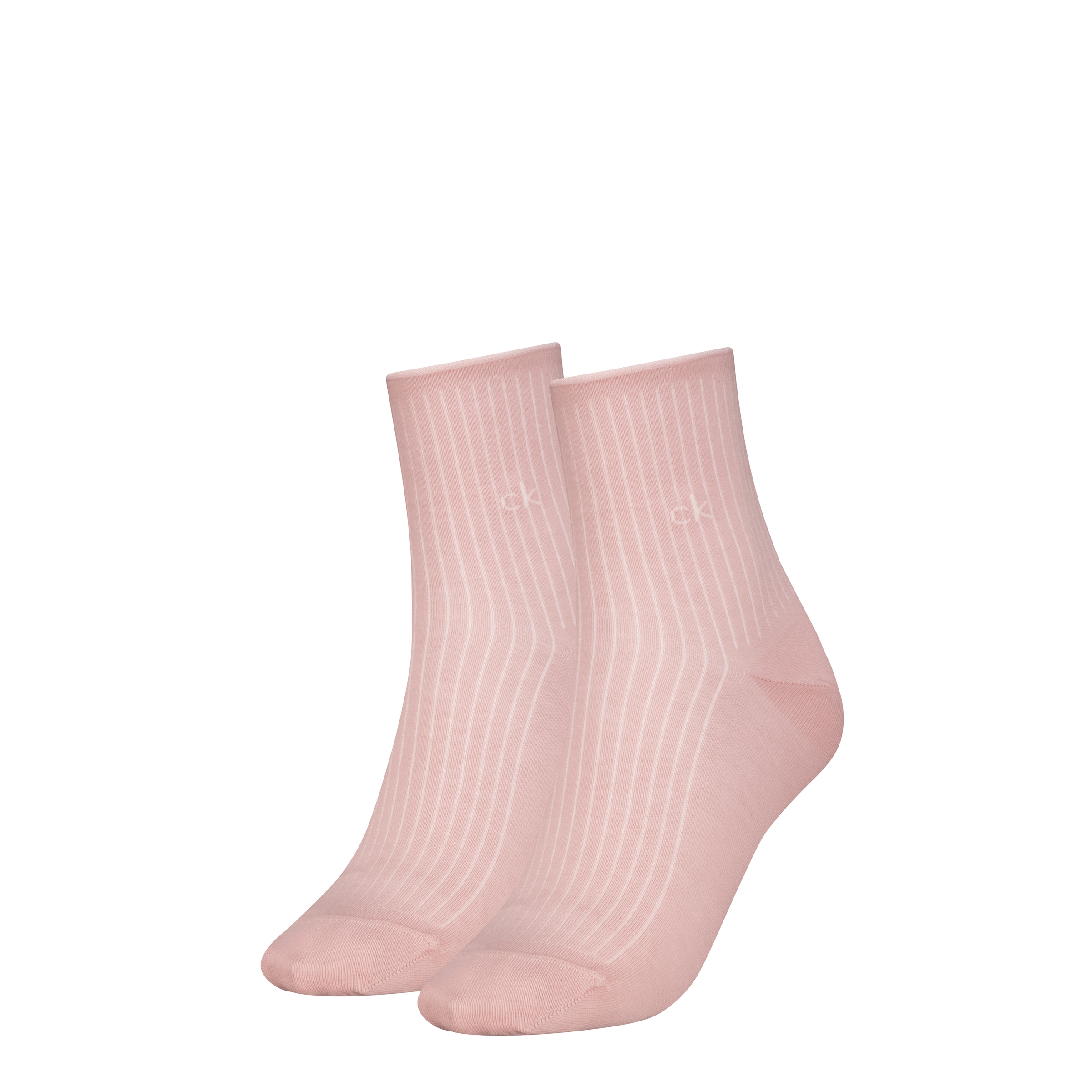Calvin Klein Jeans Socken »CK WOMEN SHORT SOCK 2P ROLL TOP« 2 Paar, 