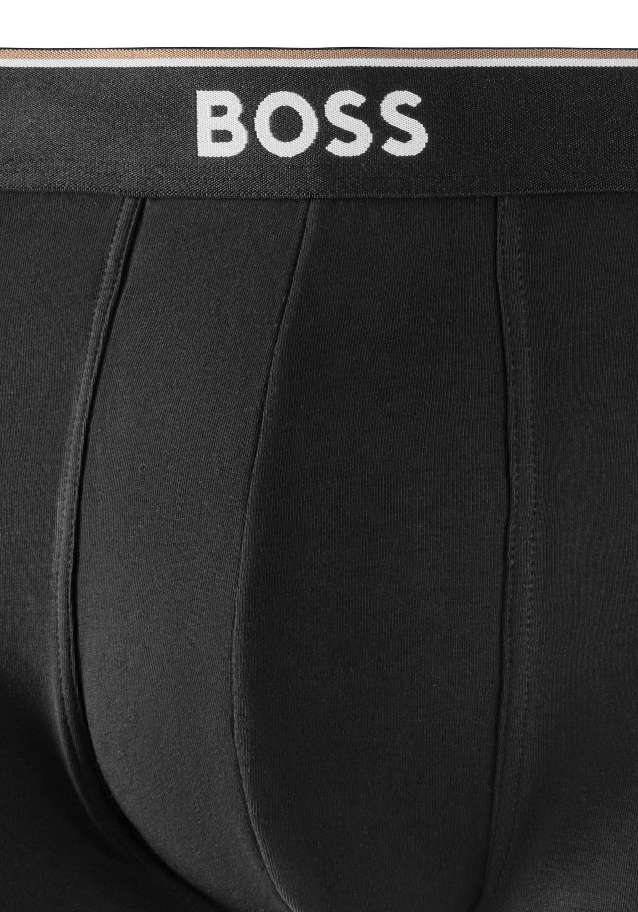 BOSS Boxer »TRUNK 3 PACK«, (3 St.), BOSS Schriftzug auf dem Bund