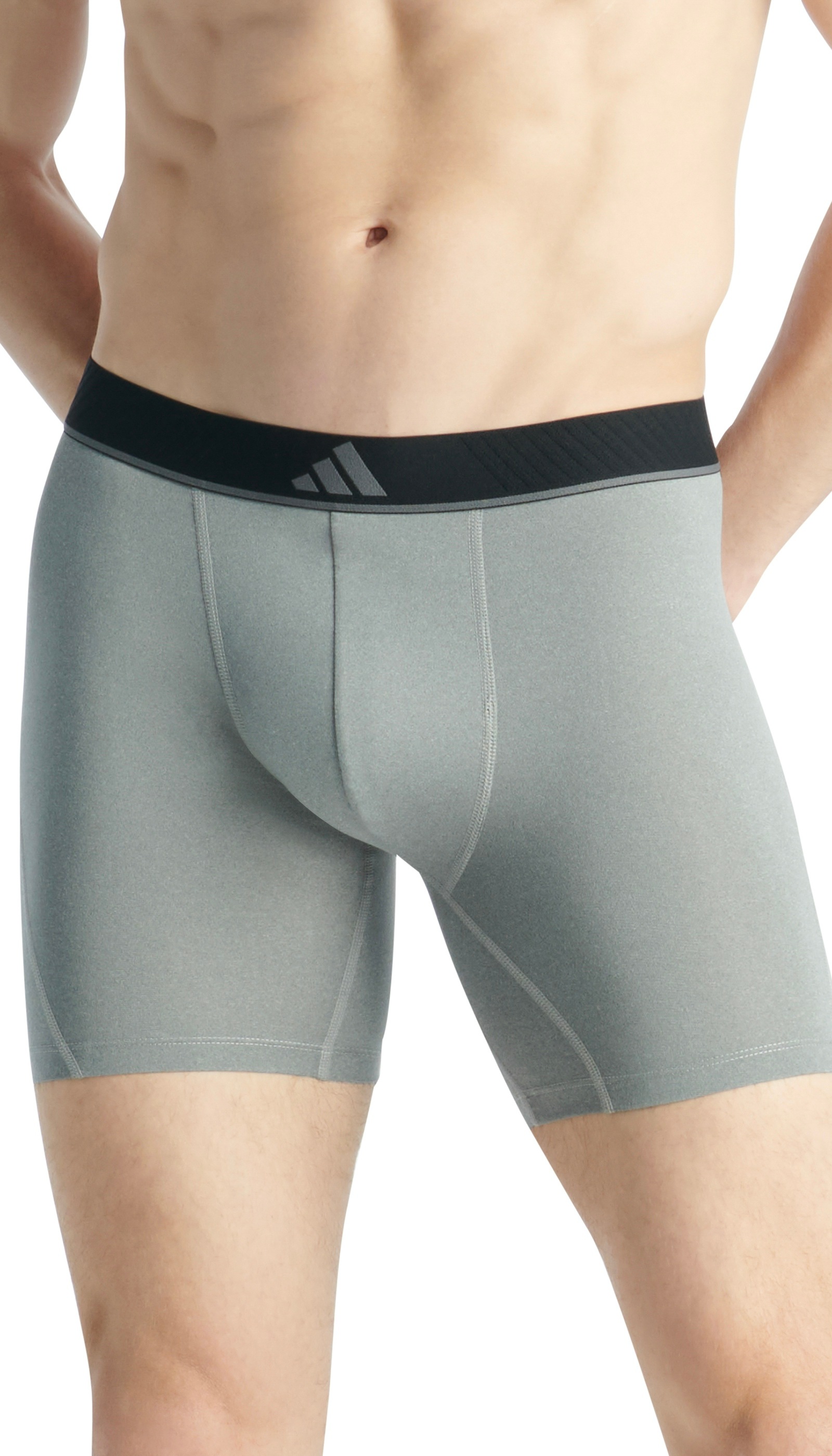 adidas Sportswear Boxershorts »Active Micro Flex Eco«, (3er Pack), Mit längerem Bein