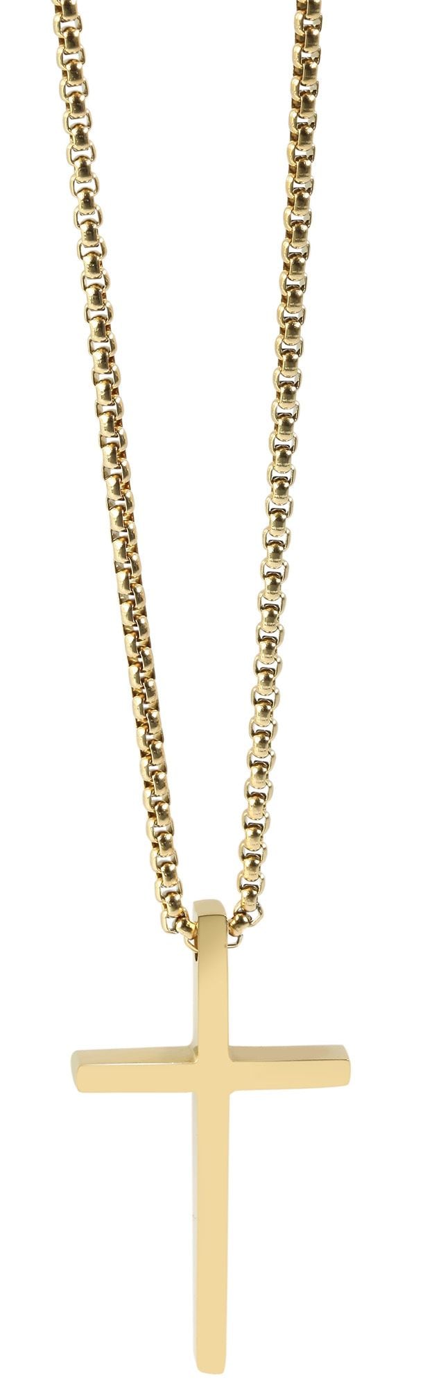 Adelia´s Kette ohne Anhänger »Unisex Halskette mit Anhänger ¿ Kreuz aus Edelstahl«