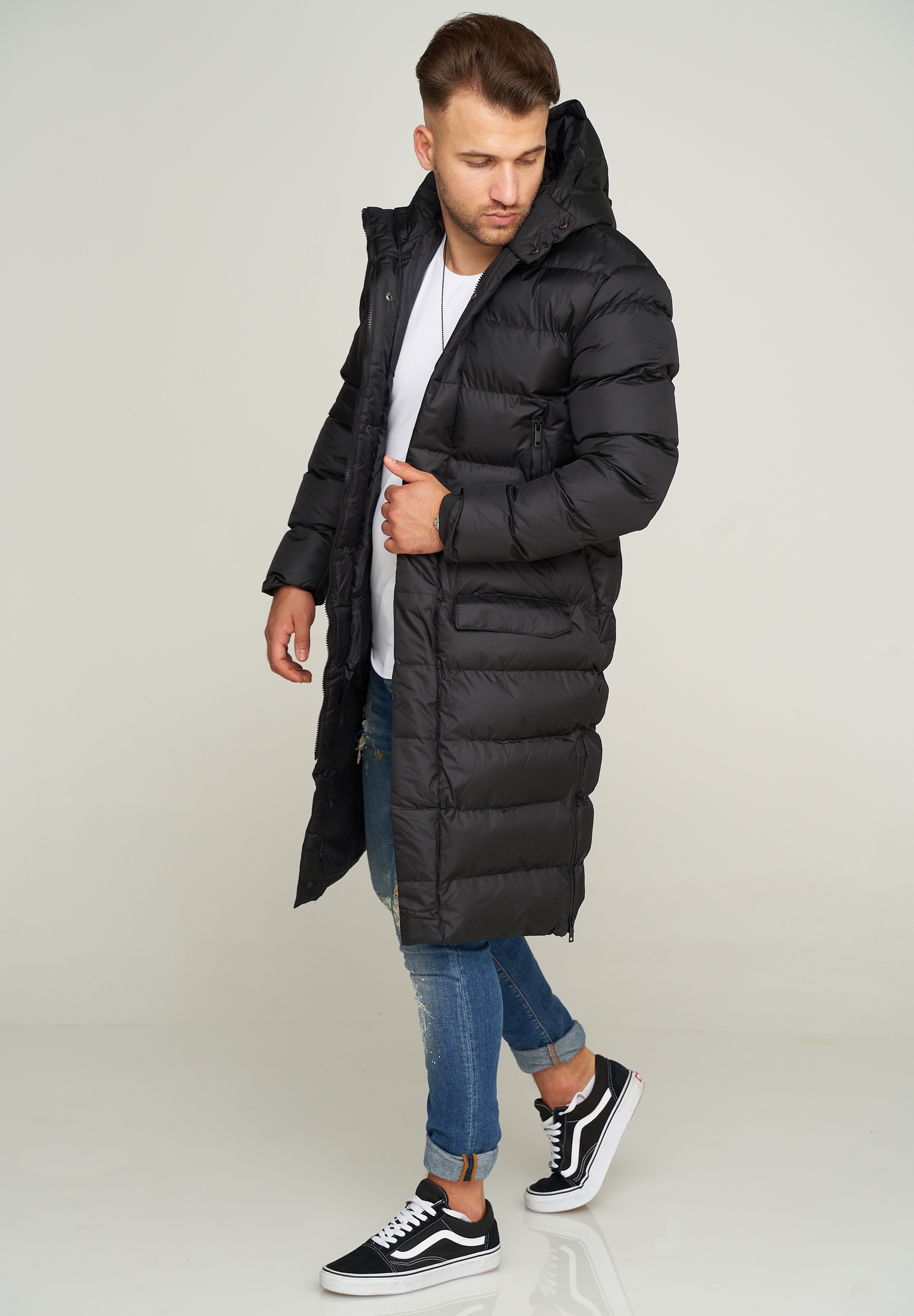 SOULSTAR Parka »Winterjacke als Langer Steppmantel - Winterparka«