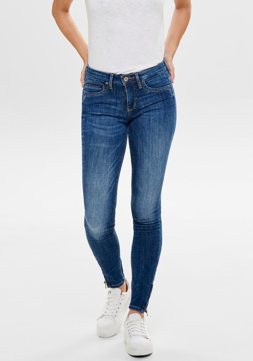 Only Skinny-fit-Jeans »ONLKENDELL LIFE«, mit Zipper am Saum
