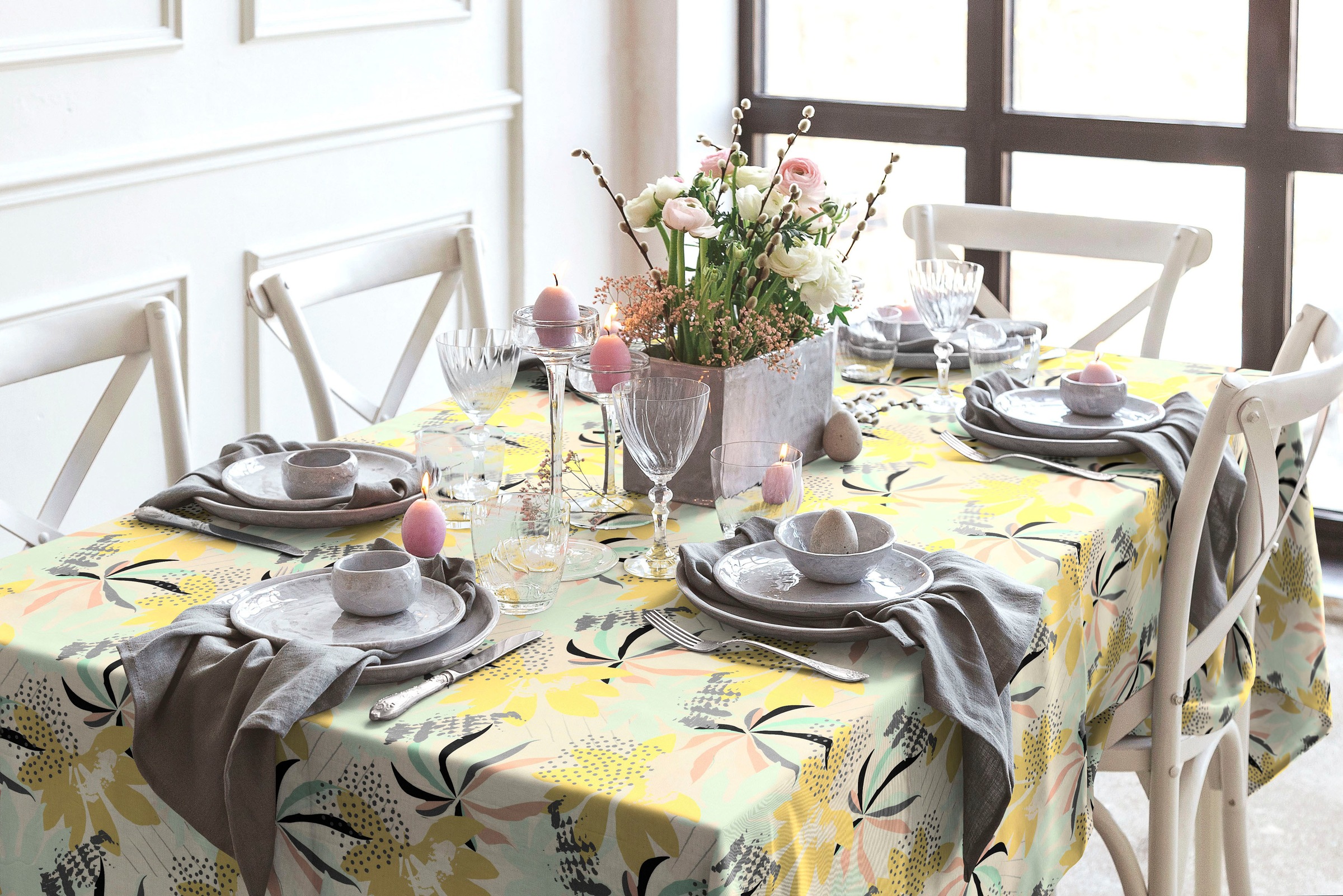 Adam Tischdecke »Jungle« aus 100% Bio-Baumwolle