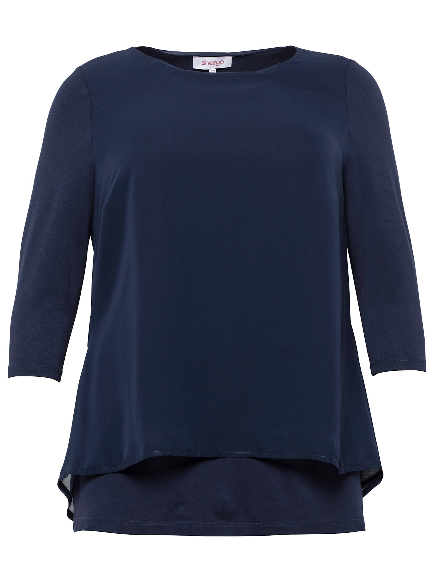 Sheego Blusenshirt »Blusenshirt«, (1 tlg.)