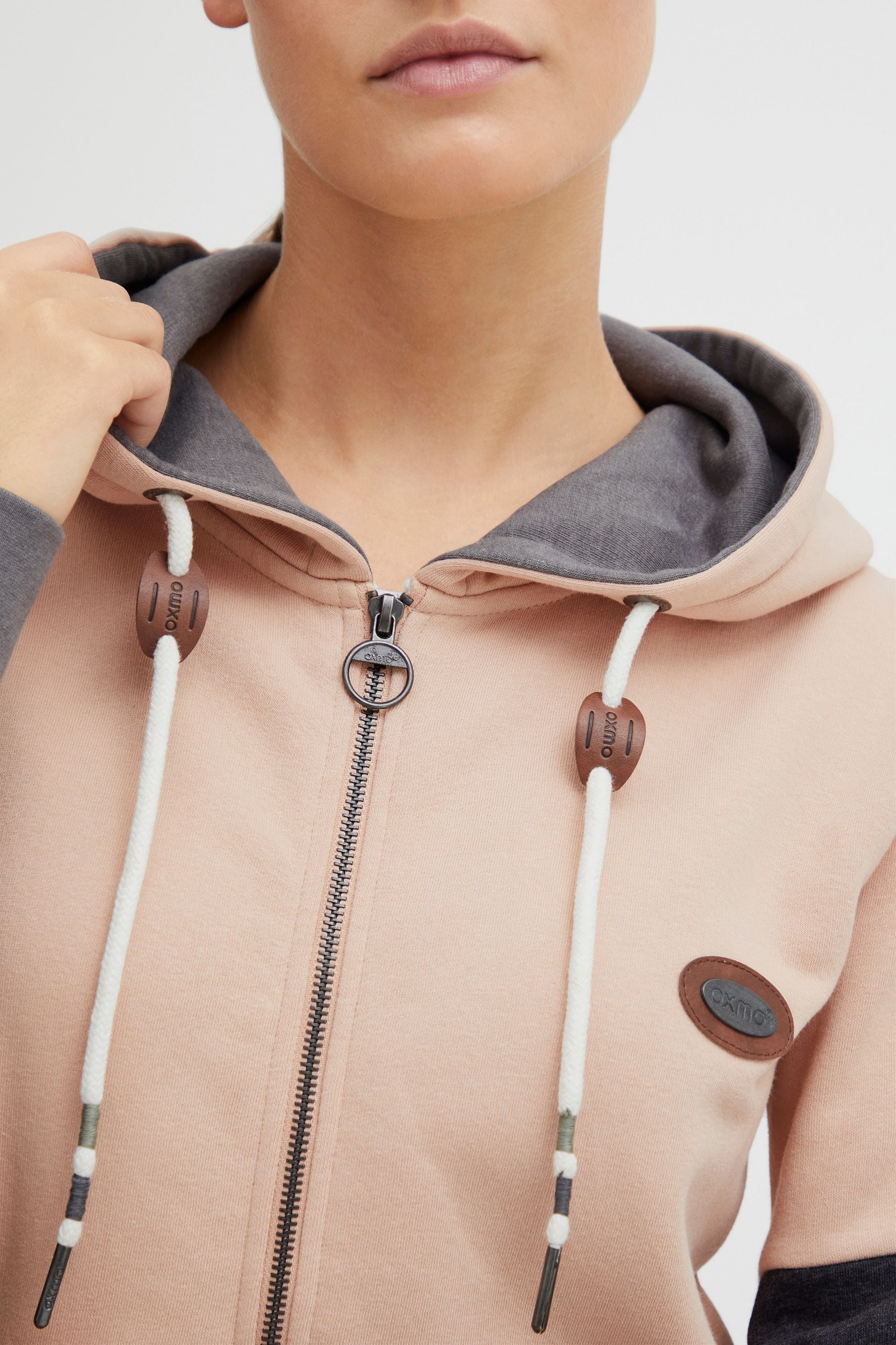 OXMO Funktions-Kapuzensweatjacke »Strickjacke OXKate«