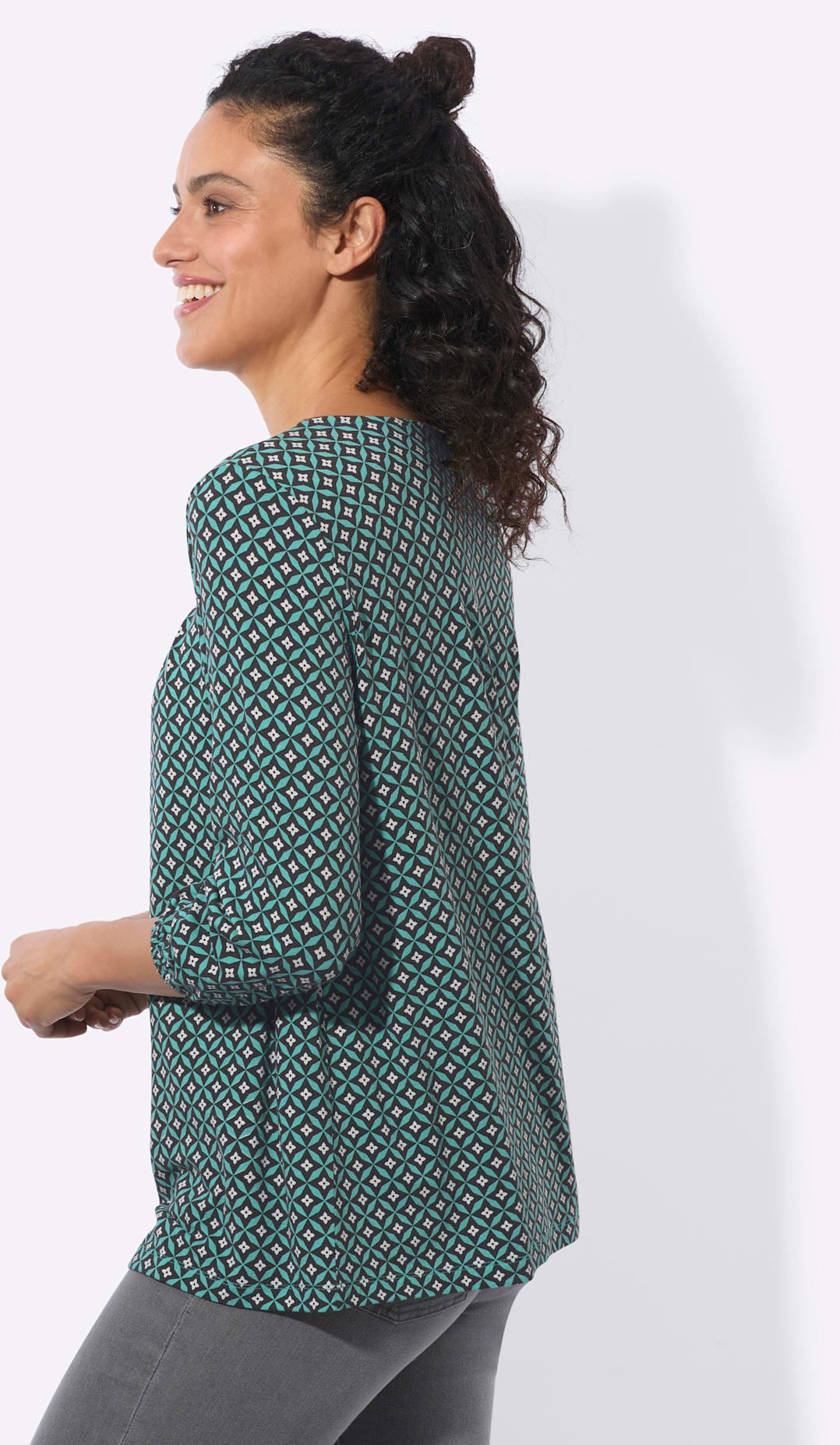 Inspirationen 3/4-Arm-Shirt »Druck-Shirt« 1