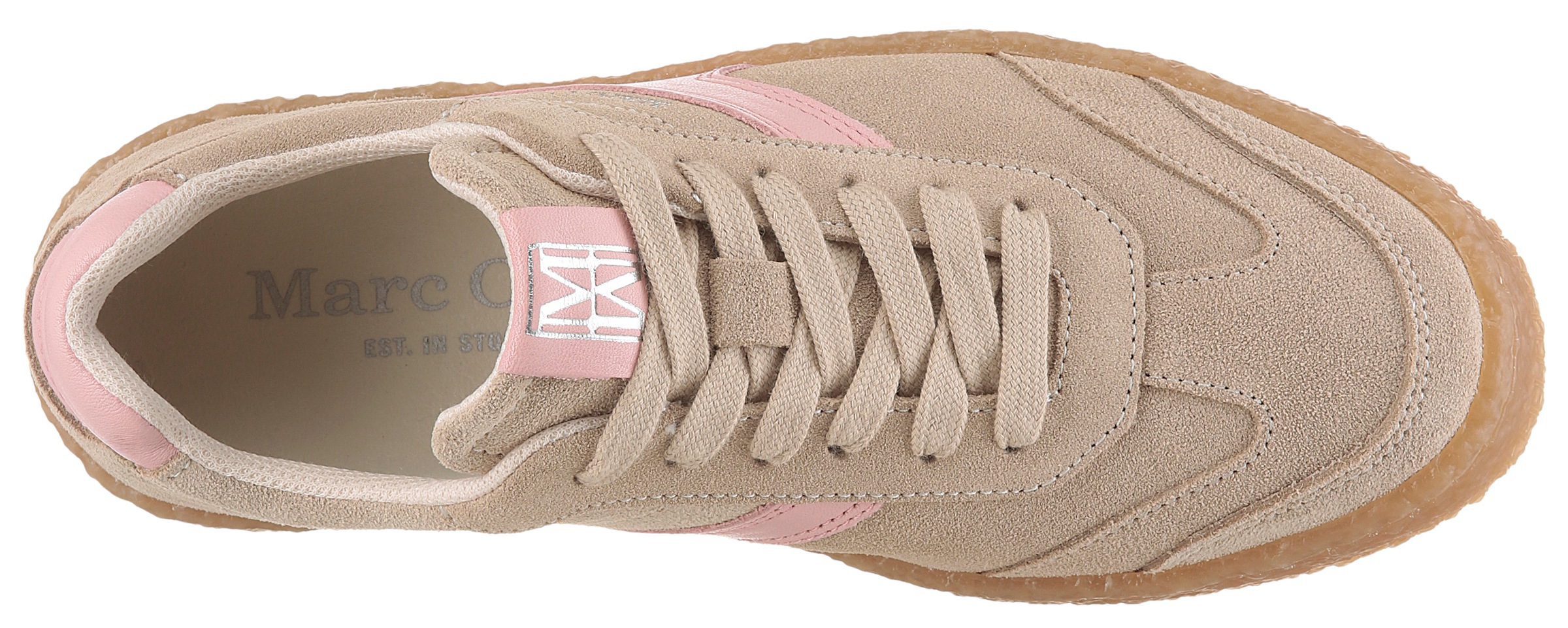 Marc O'Polo Sneaker »Cortney«  Freizeitschuh, Halbschuh, Schnürer mit gepolstertem Schaftrand
