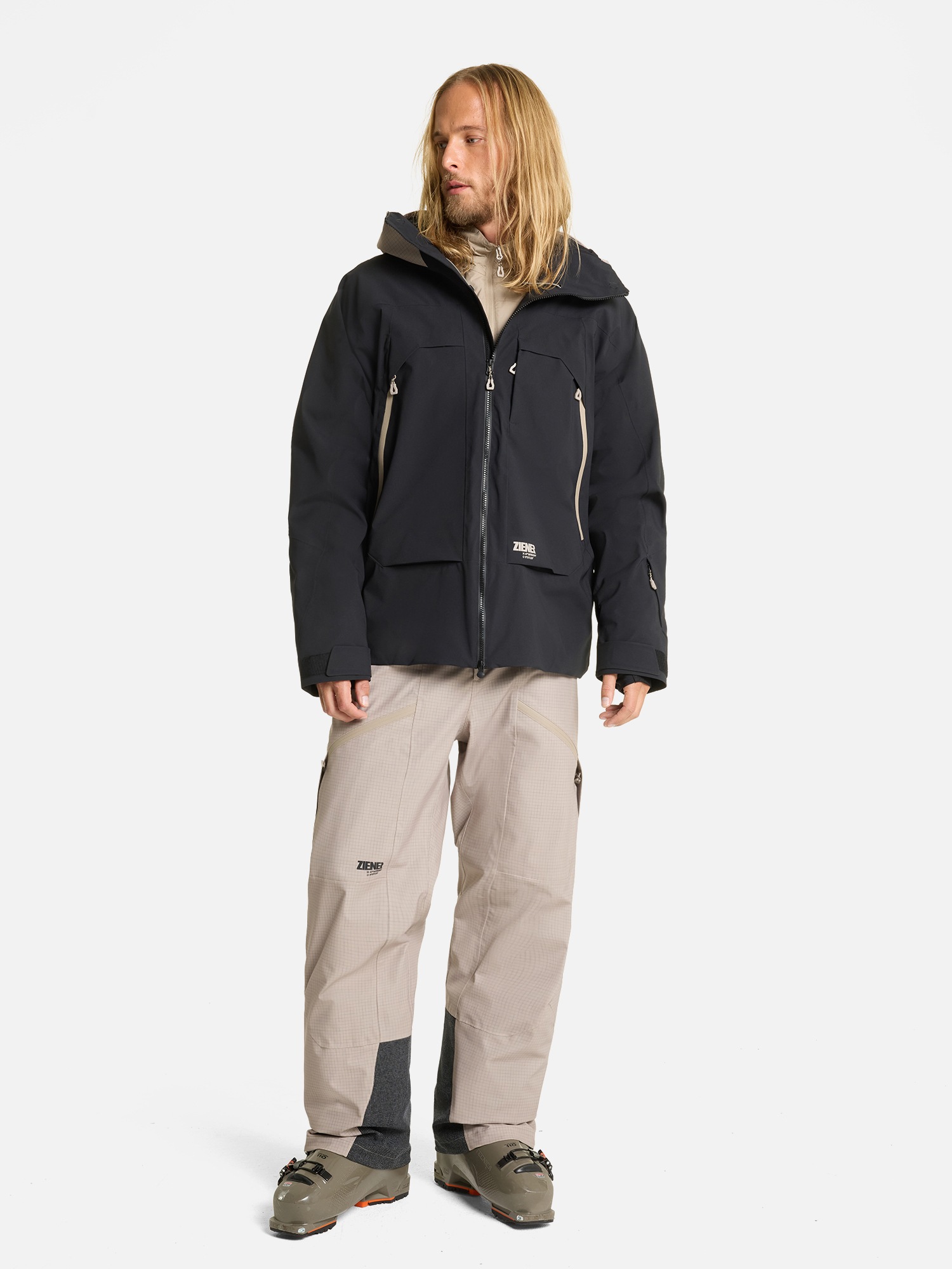 Ziener Skihose »ROKITO-Z AQUASHIELD® HERREN«  wasser- u. winddicht, atmungsaktiv, unwattiert, Innenfutter aus Wolle