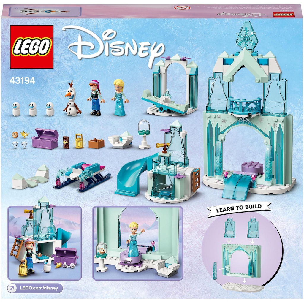 LEGO® Konstruktionsspielsteine »Annas und Elsas Wintermärchen (43194), LEGO® Disney Frozen«, (154 St.)