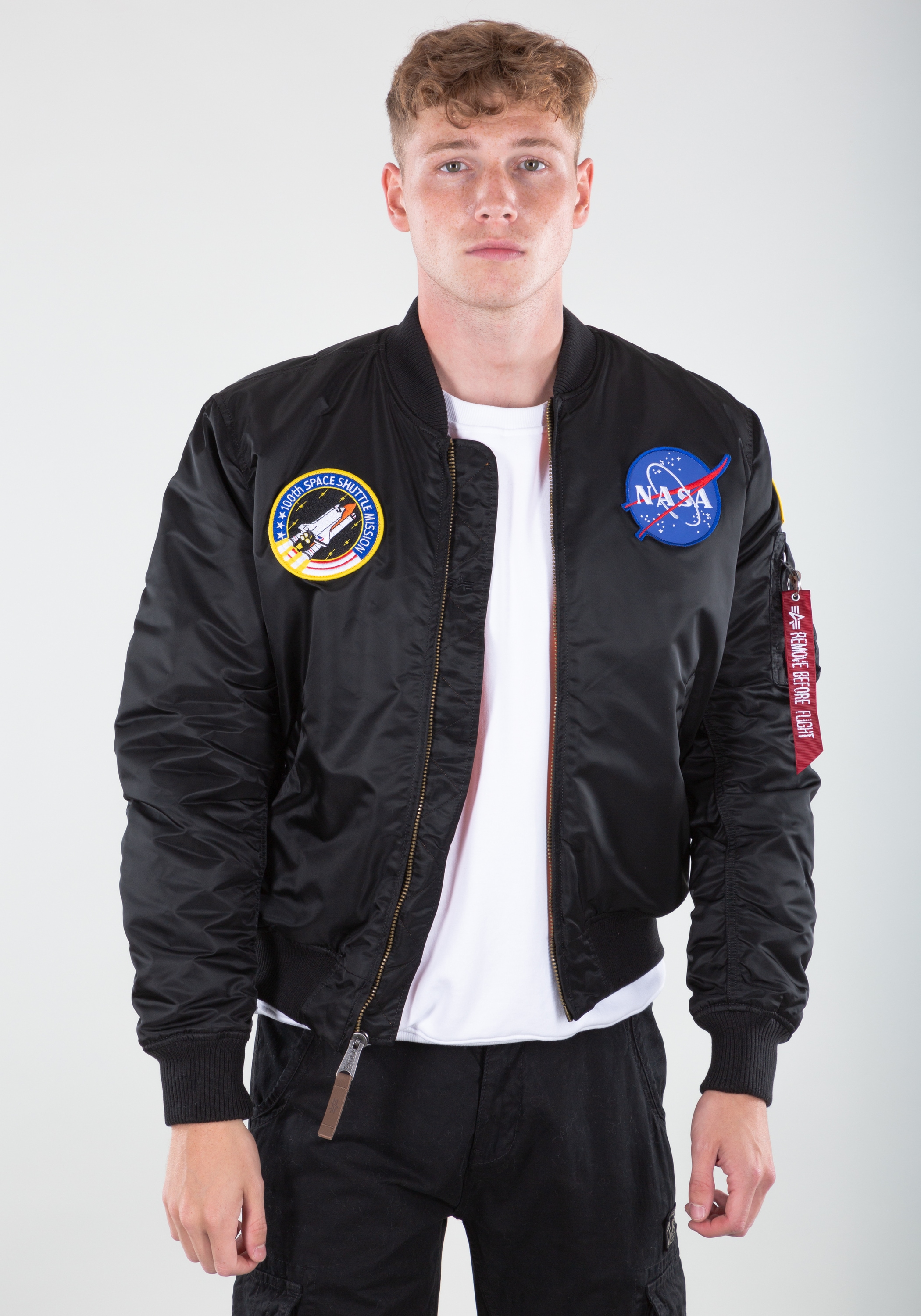 Alpha Industries Bomberjacke »Alpha Industries Men - Bomber Jackets MA-1 VF Vintage Fit NASA«