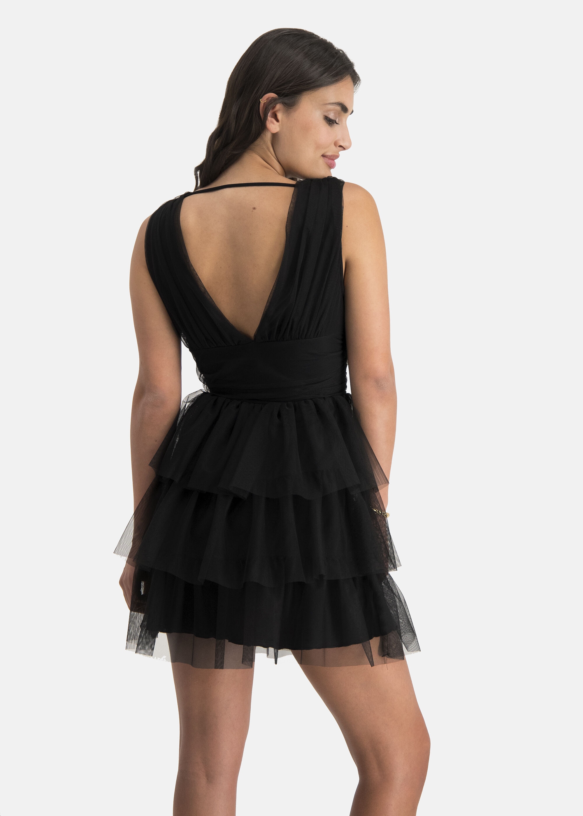 Nicowa Cocktailkleid »STELLOWA« mit gerüschtem Stufenrock
