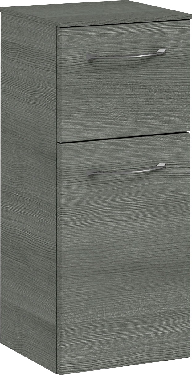 Saphir Badmöbel-Set »6005 Sprint 4-teilig, Keramik-Waschtisch mit LED-Spiegelschrank«, (5 St.), Unterschrank, Midischrank, inkl. Türdämpfer, 5 Türen, 5 Schubladen