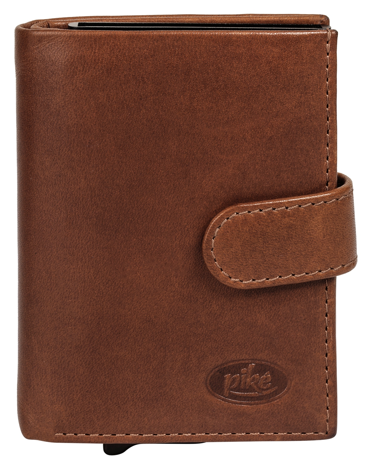 Piké Herren Geldbörse echt Leder in braun