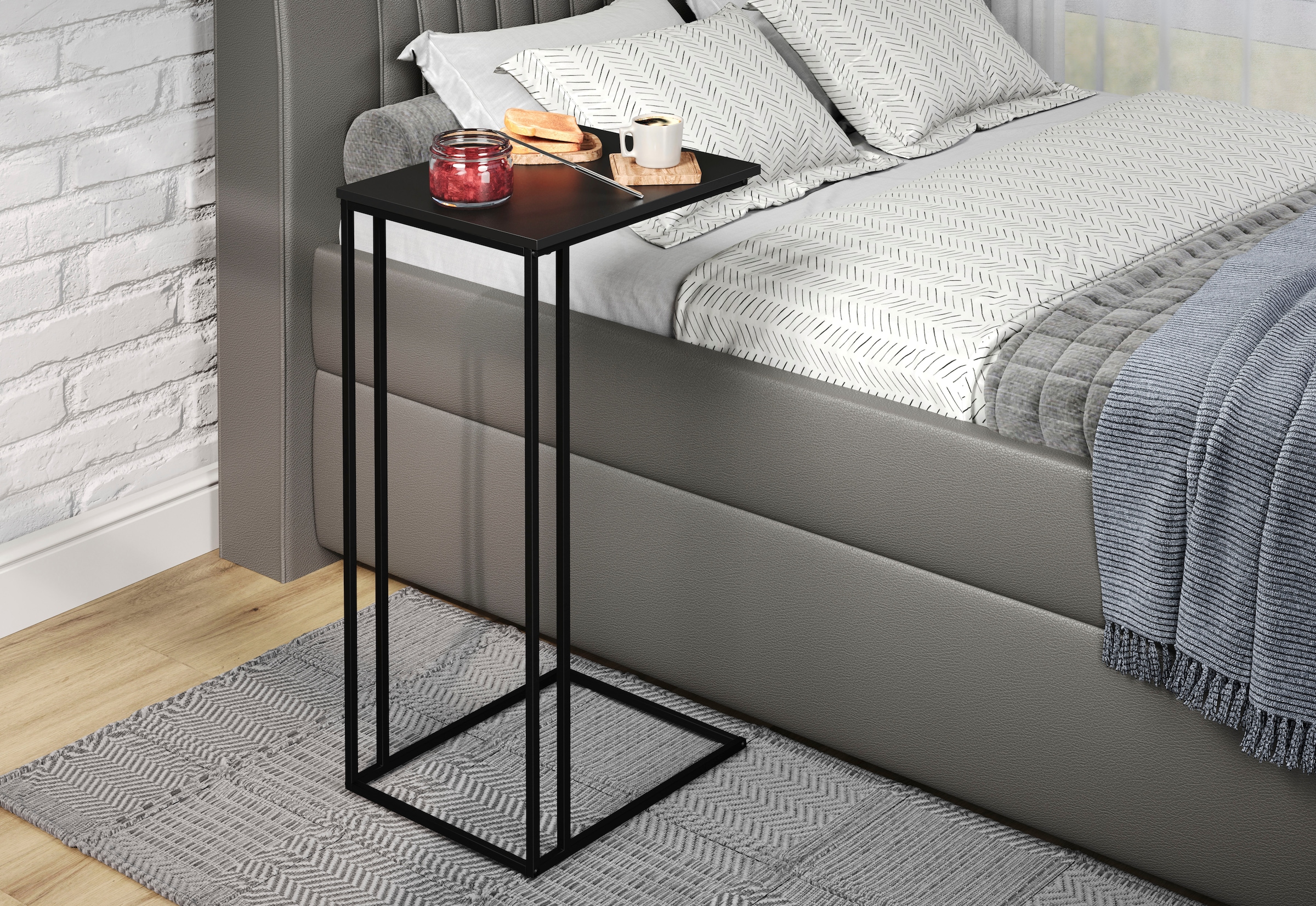 Home affaire Beistelltisch »Sterling« 1 Stk. tlg. Nachttisch für ein Boxspringbett - Couchtisch (B/T/H): 50/40/91 cm