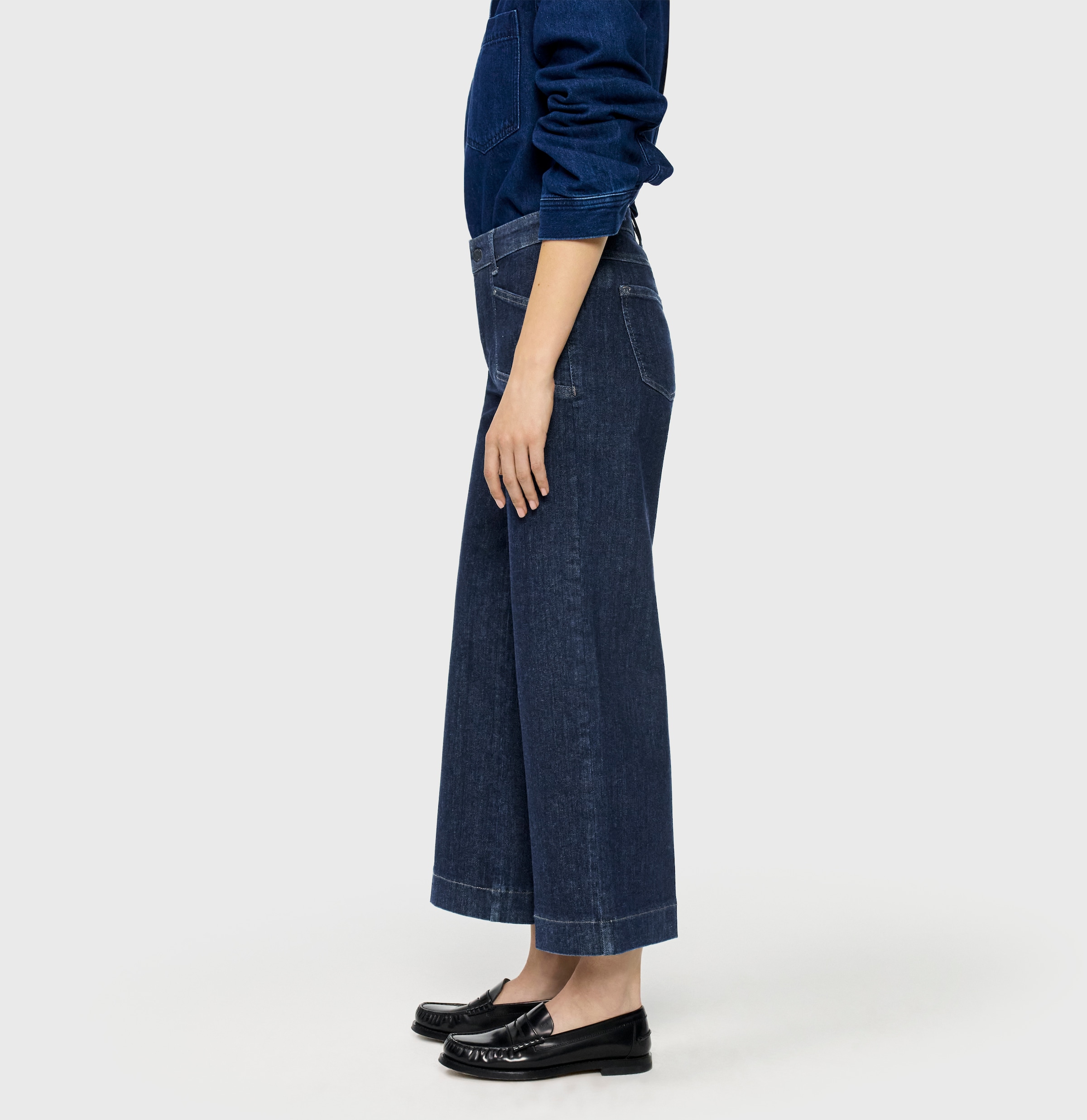 MAC Weite Jeans Figurformender Shaping-Effekt