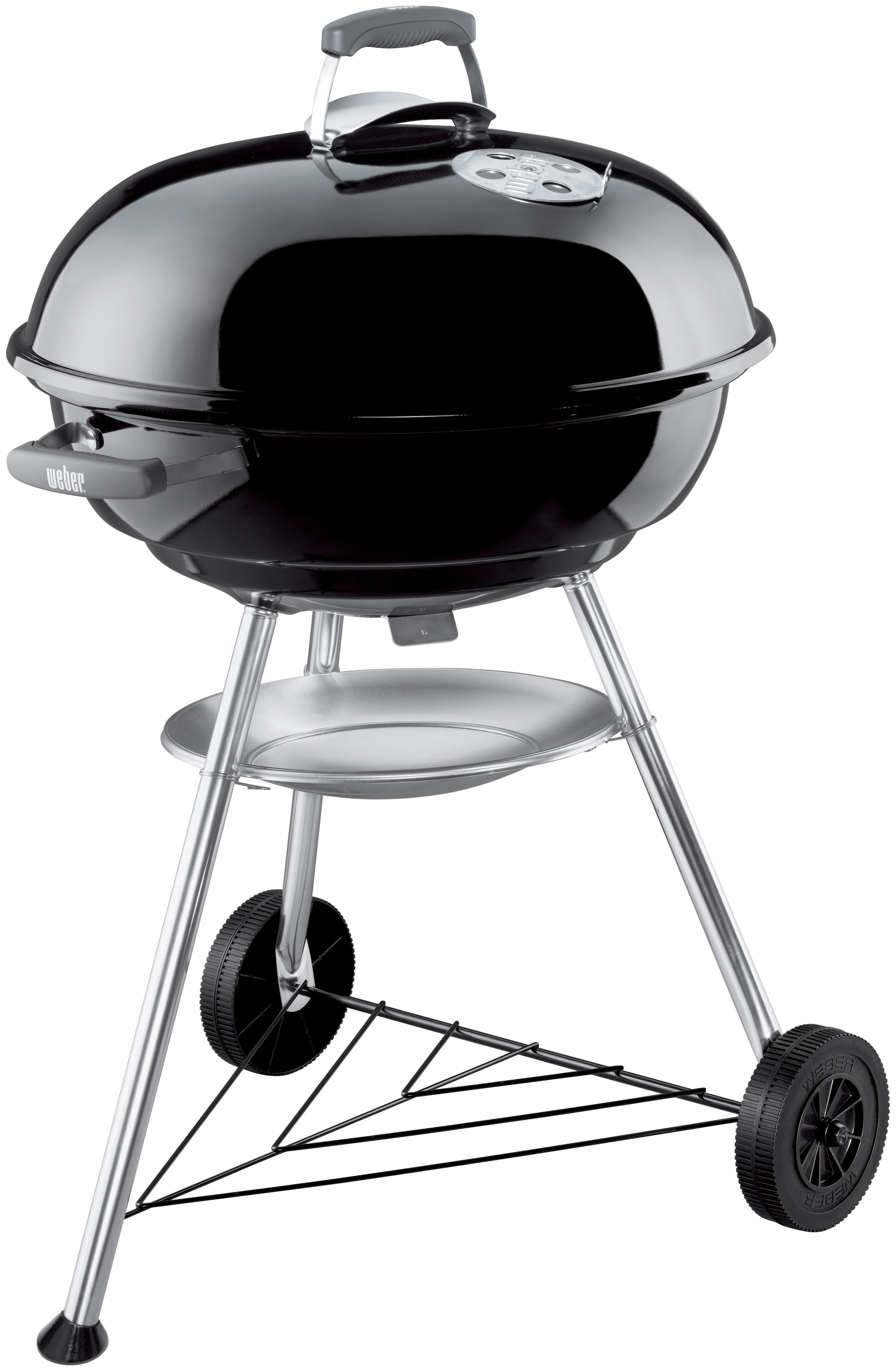 Weber Holzkohlegrill »Compact, 57 cm, Black«, Kugelgrill
