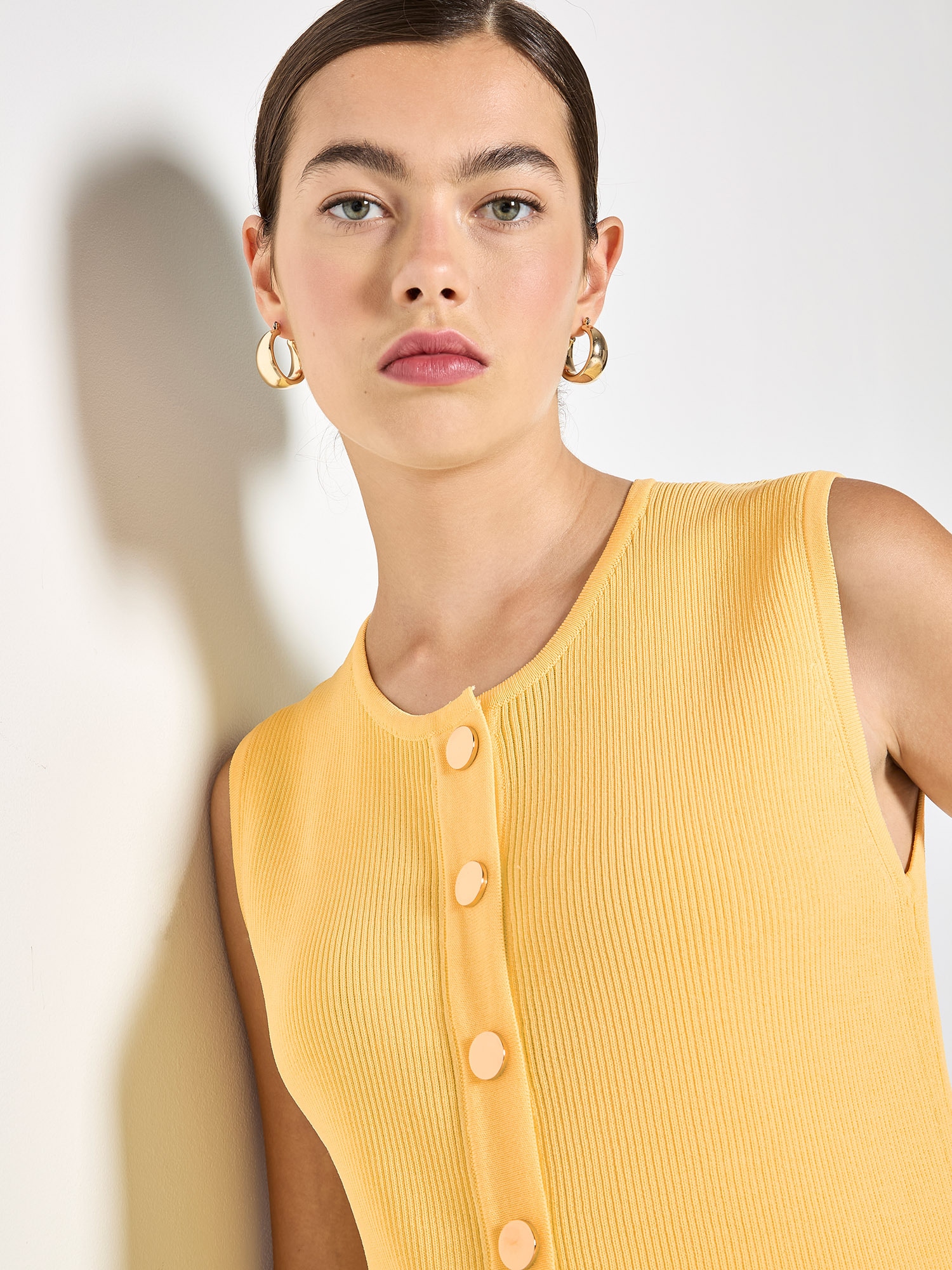 Apricot Stricktop »Waistcoat« mit Knopfleiste