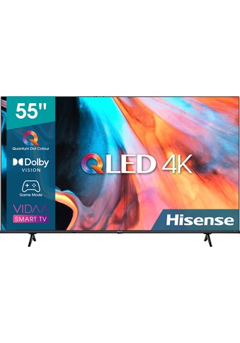Hisense QLED-Fernseher »55E77HQ«, 139 cm/55 Zoll, 4K Ultra HD, Smart-TV, HDR10, HDR10+... kaufen