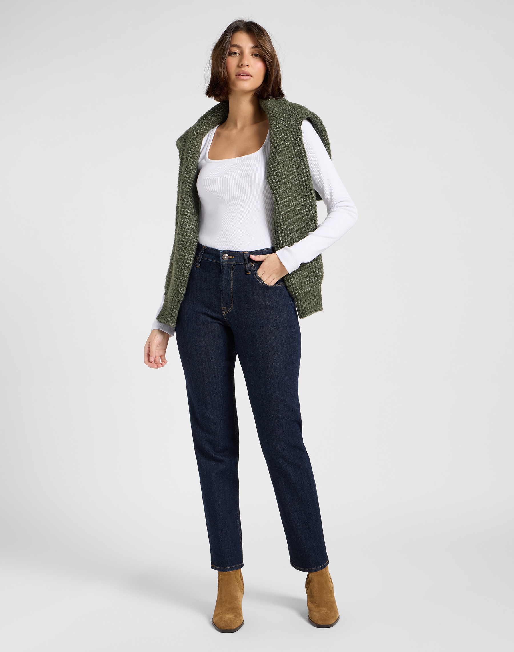 Lee® 5-Pocket-Jeans »LEE-CAROL« hohe Leibhöhe