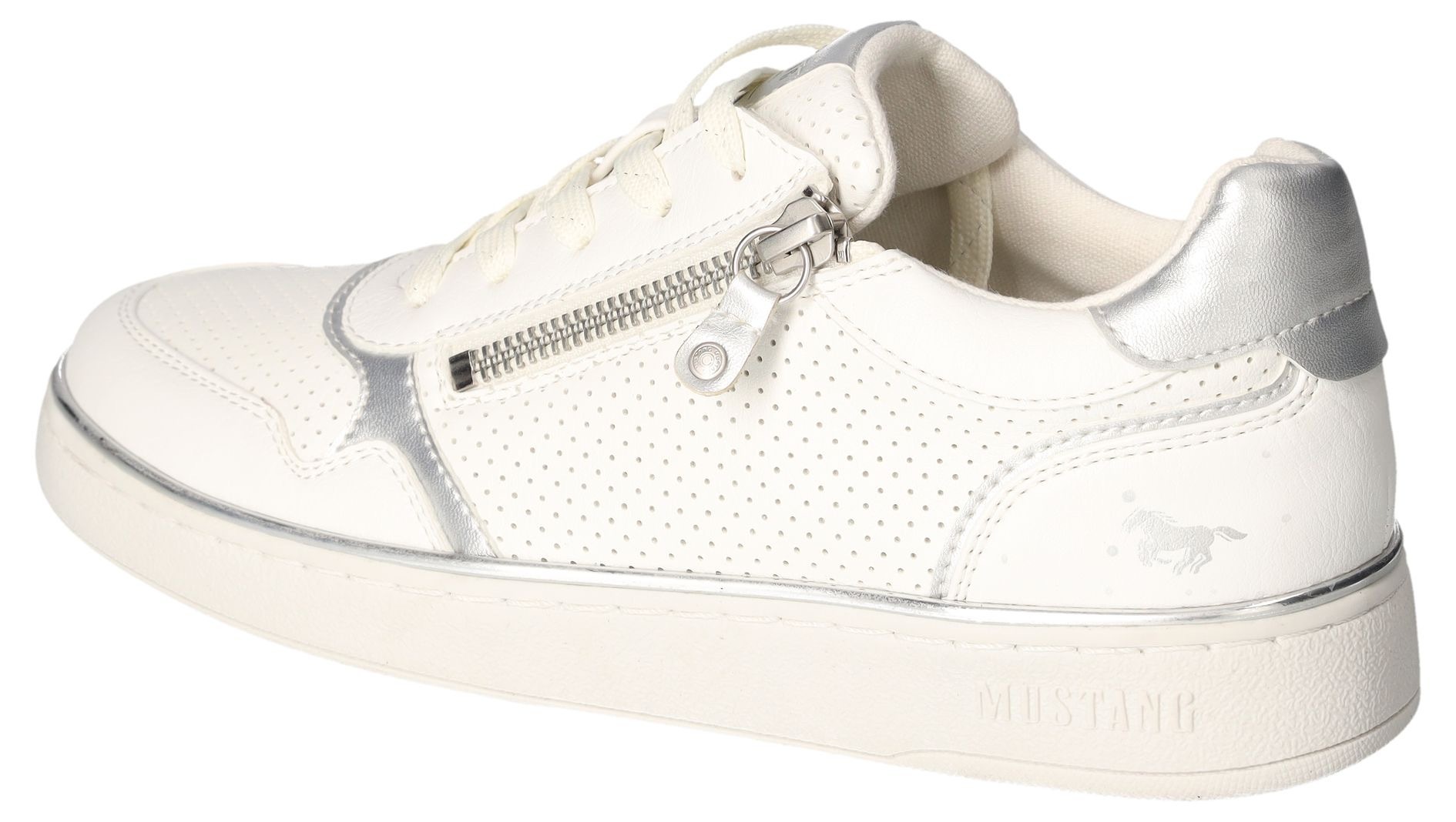 Mustang Shoes Sneaker, Plateausneaker, Schnürschuh mit Reißverschluss