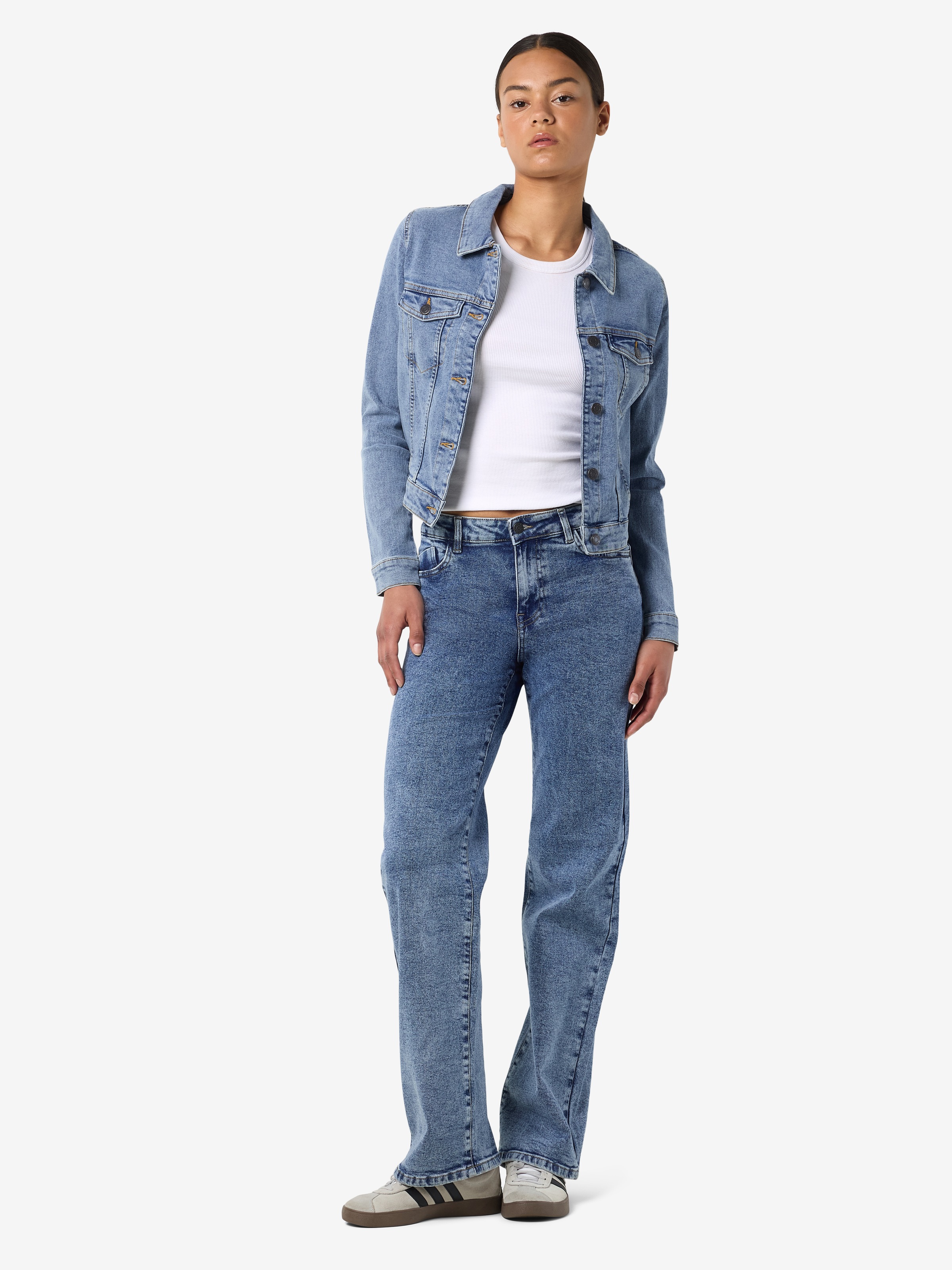 Noisy may Jeansjacke »NMDEBRA L/S DENIM JACKET VI570LB NOOS«