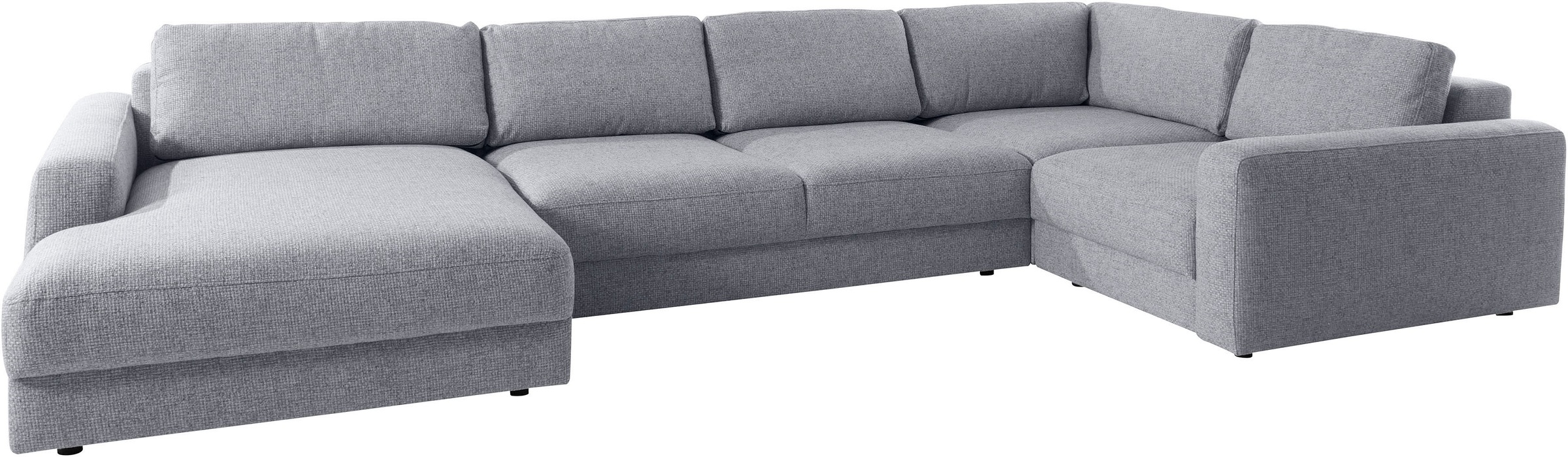 Places of Style Wohnlandschaft »Bloomfield, Mega Polsterprogramm, Breite 405cm, viel Platz, U-Form«, mit extra tiefer Sitzfläche, wahlweise mit Sitztiefenverstellung