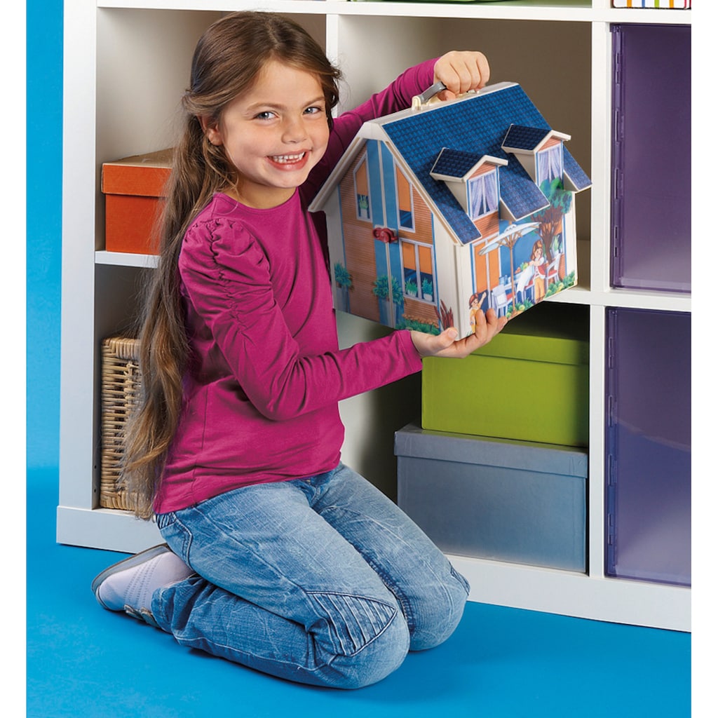 Playmobil® Konstruktions-Spielset »Mitnehm-Puppenhaus (70985), Dollhouse«, (64 St.), Made in Europe