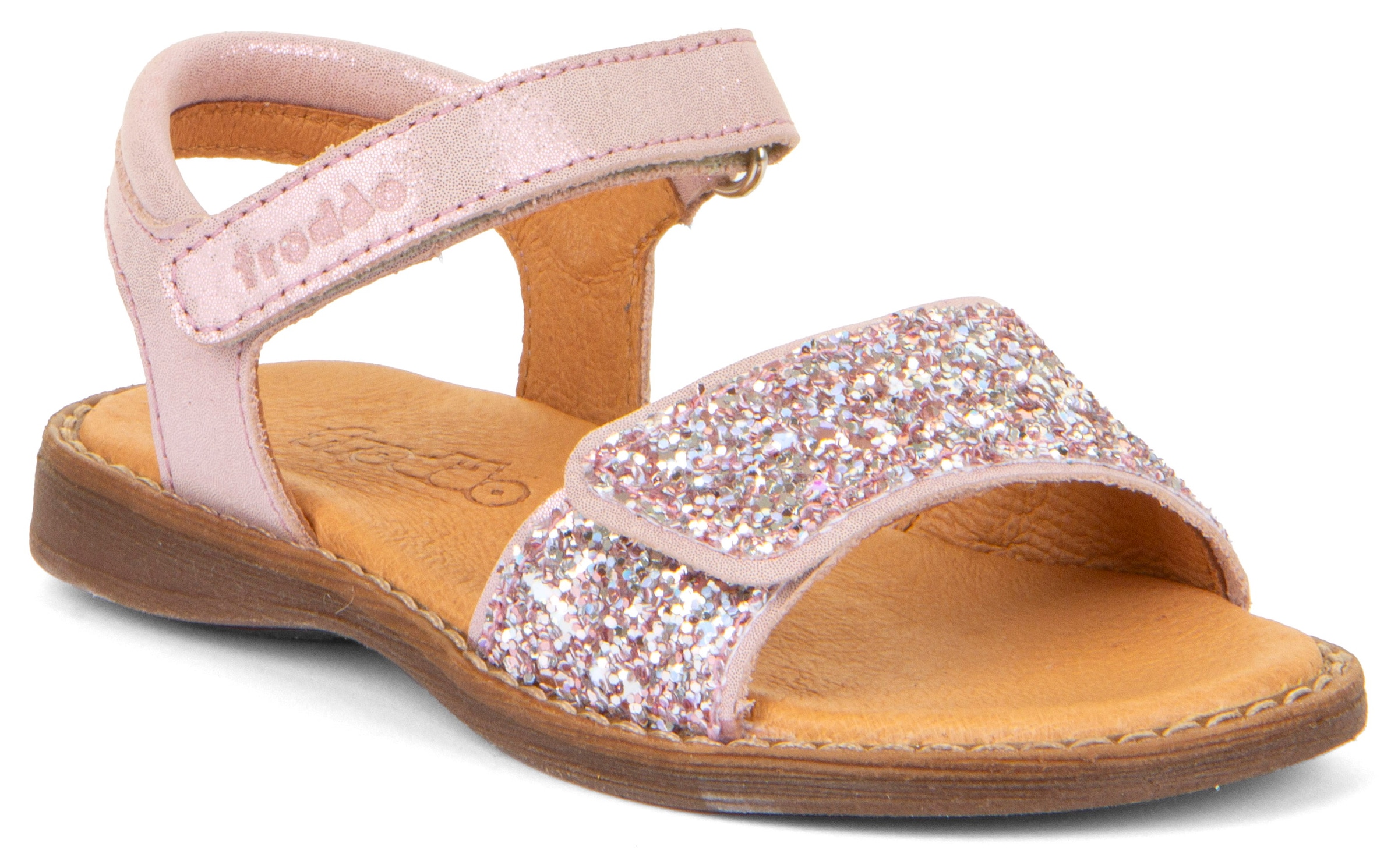 froddo® Sandale »Lore Sparkle«, Sommerschuh, Klettschuh, Sandalette, mit zwei Klettverschlüssen