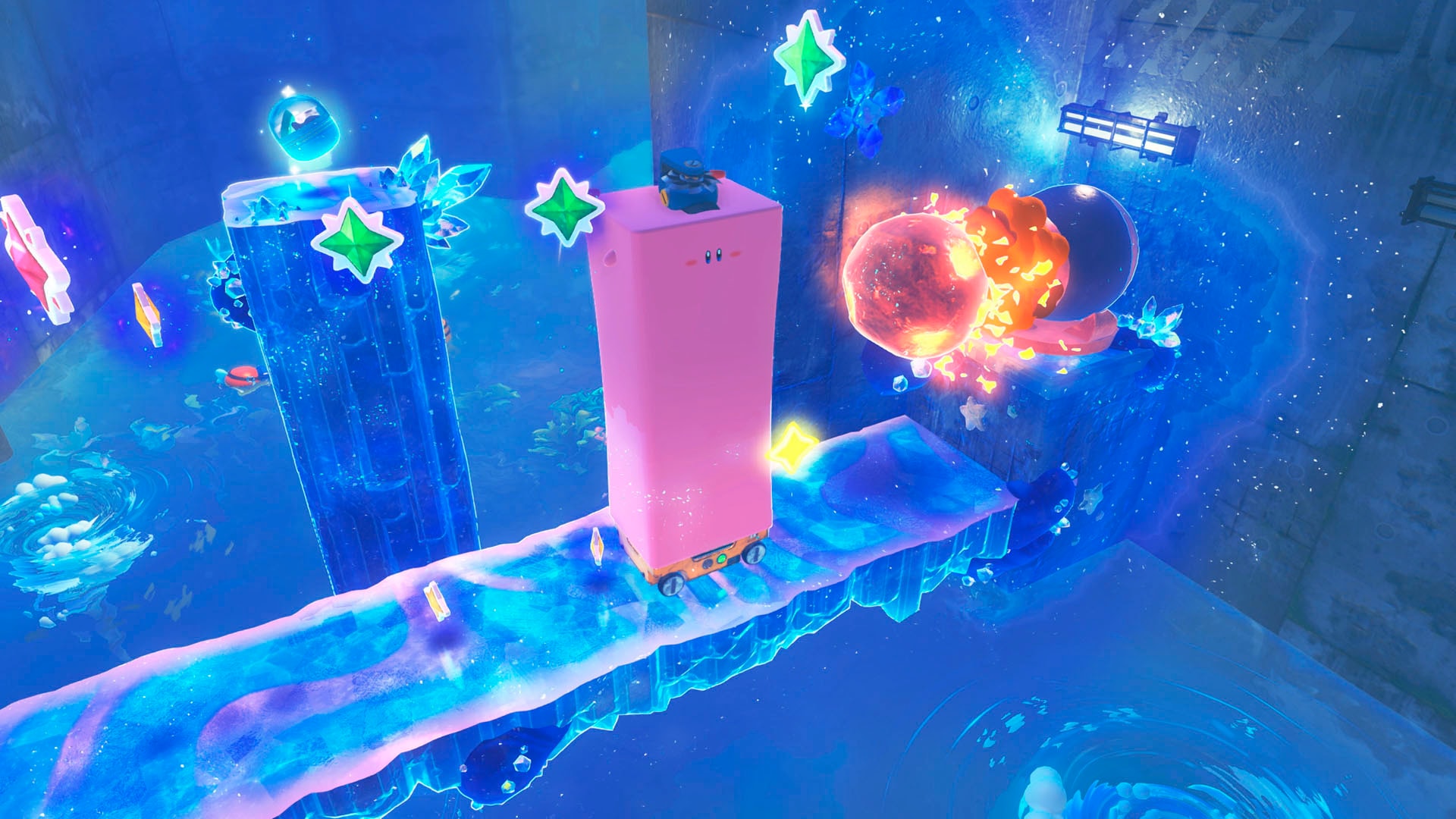 Nintendo Switch Spielesoftware »Kirby und das vergessene Land Switch 2 Edition + Sternensplitter-Welt«, Nintendo Switch