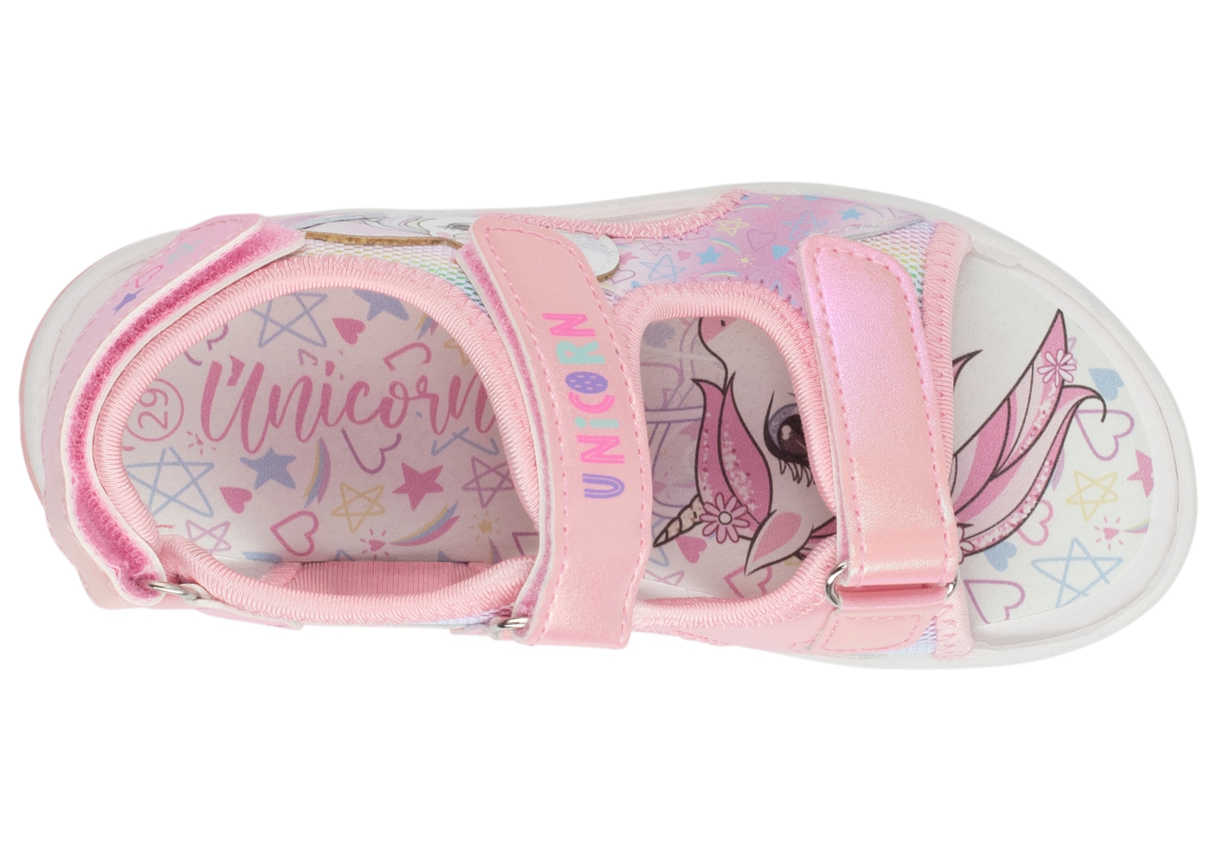 Disney Sandale »Unicorn«, mit cooler Blinkfunktion