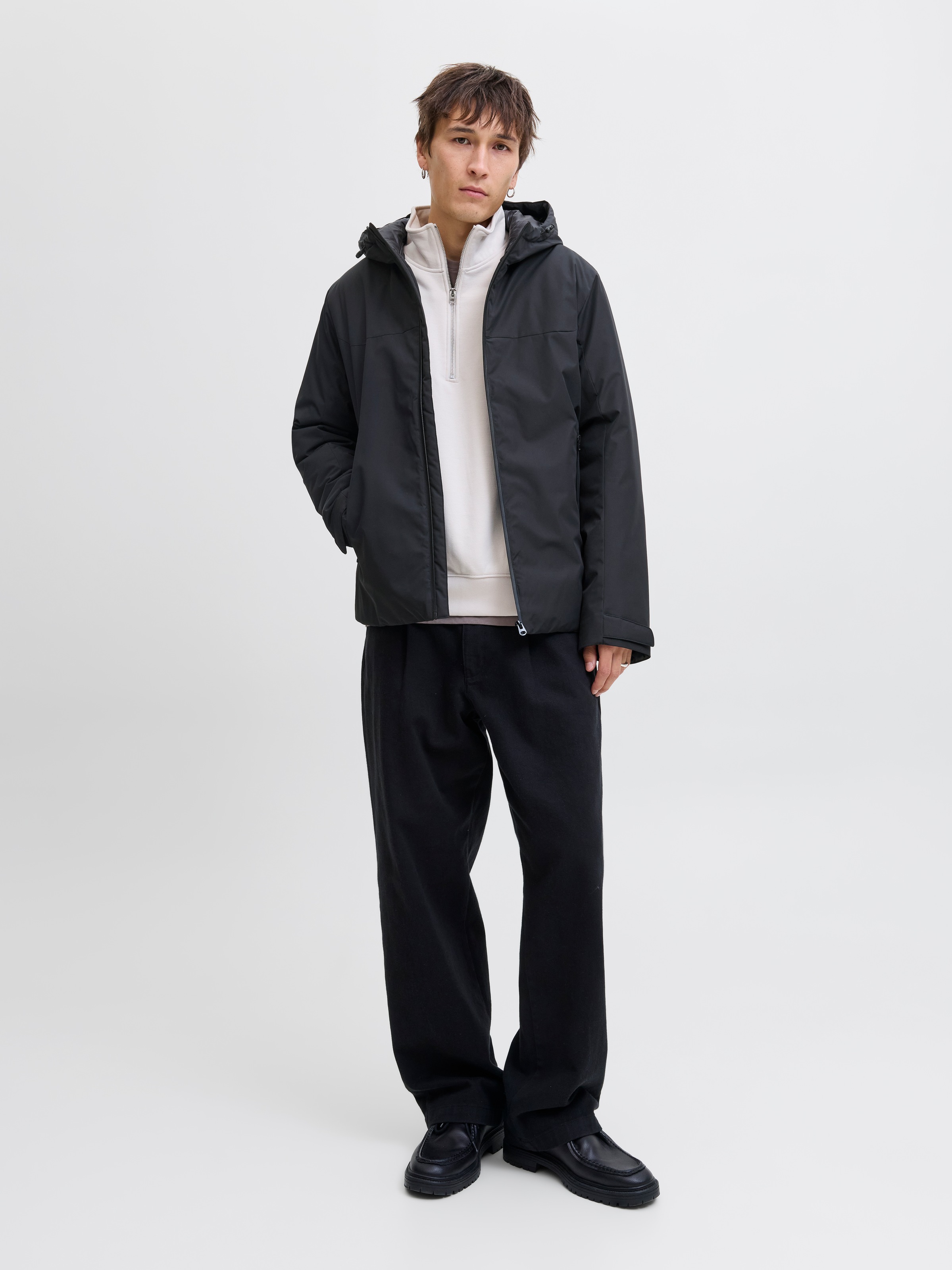Jack & Jones Outdoorjacke »JJEBRANDON TRANSITIONAL JACKET NOOS«, mit Kapuze