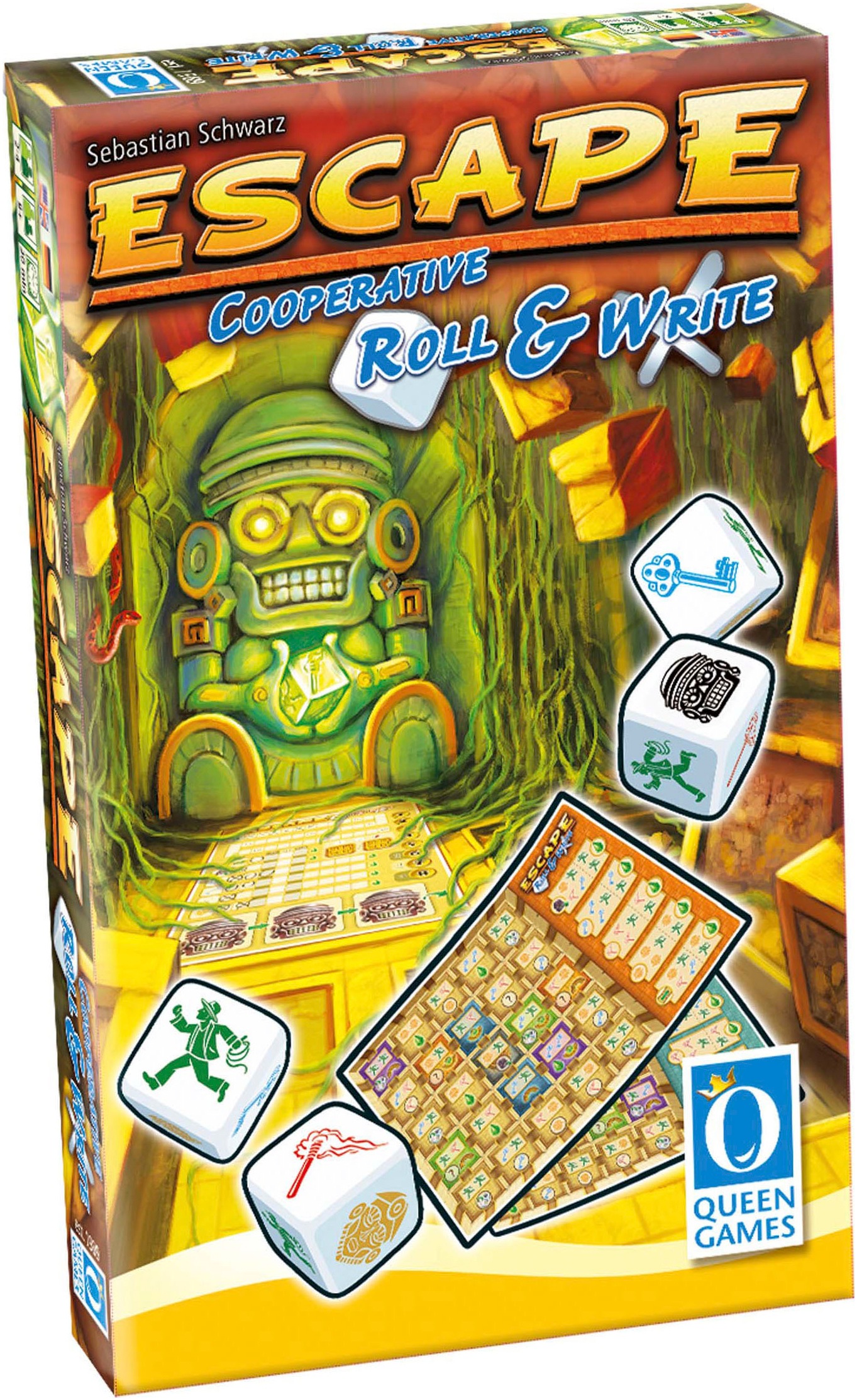 Queen Games Spiel »Escape Roll & Write«, Made in Europe