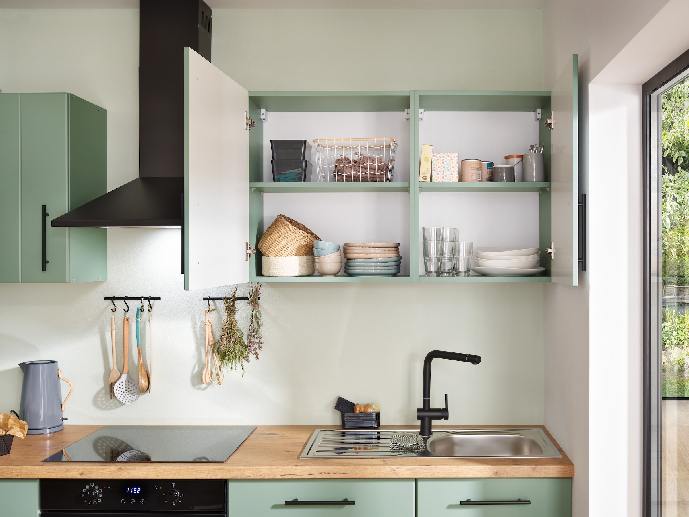 RESPEKTA Küche »Anton« Breite 310 cm, 90 cm Arbeitshöhe, wahlweise mit und ohne E-Geräte