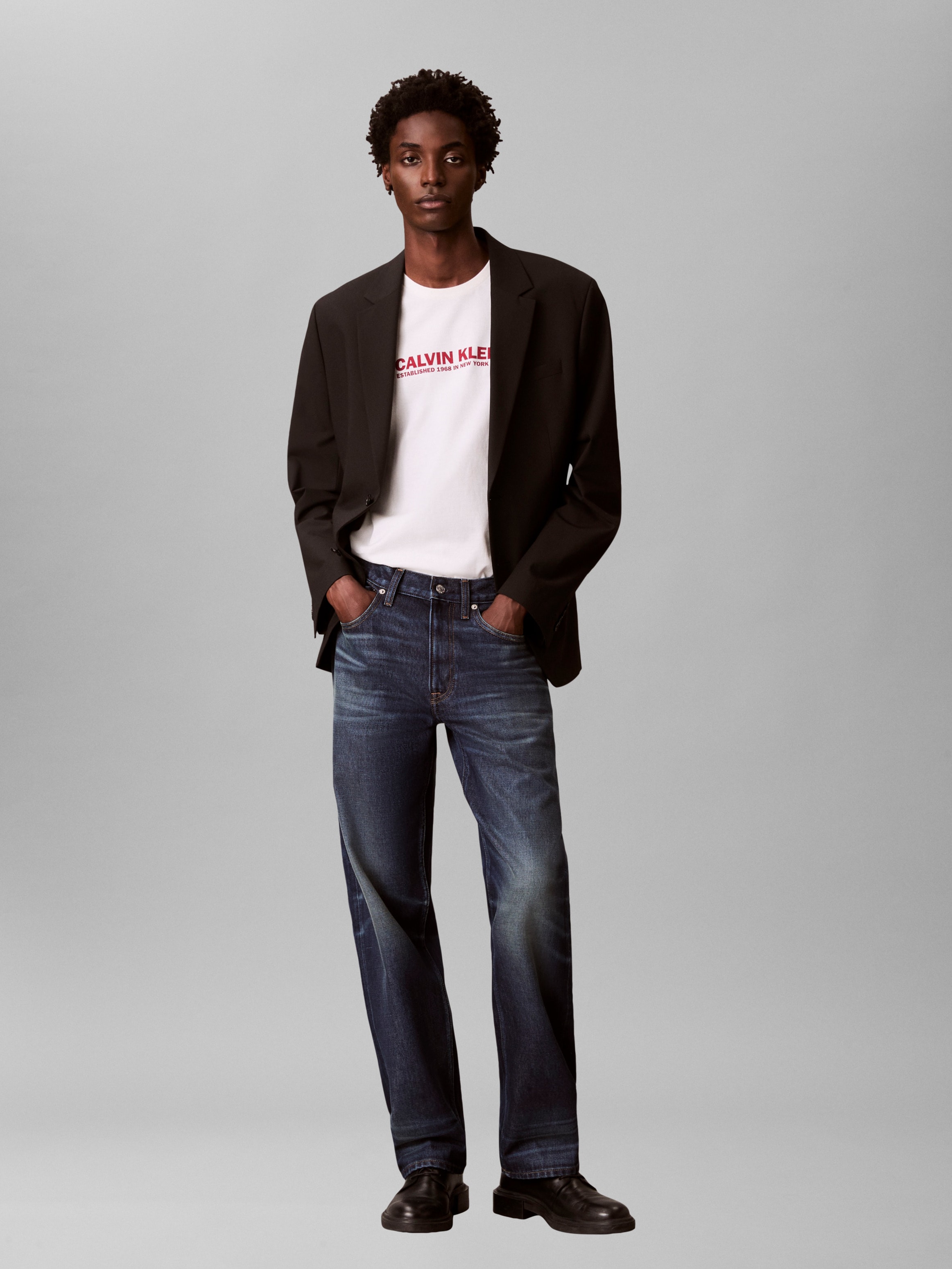 Calvin Klein T-Shirt Regular Fit, Rundhalsausschnitt, Logodruck