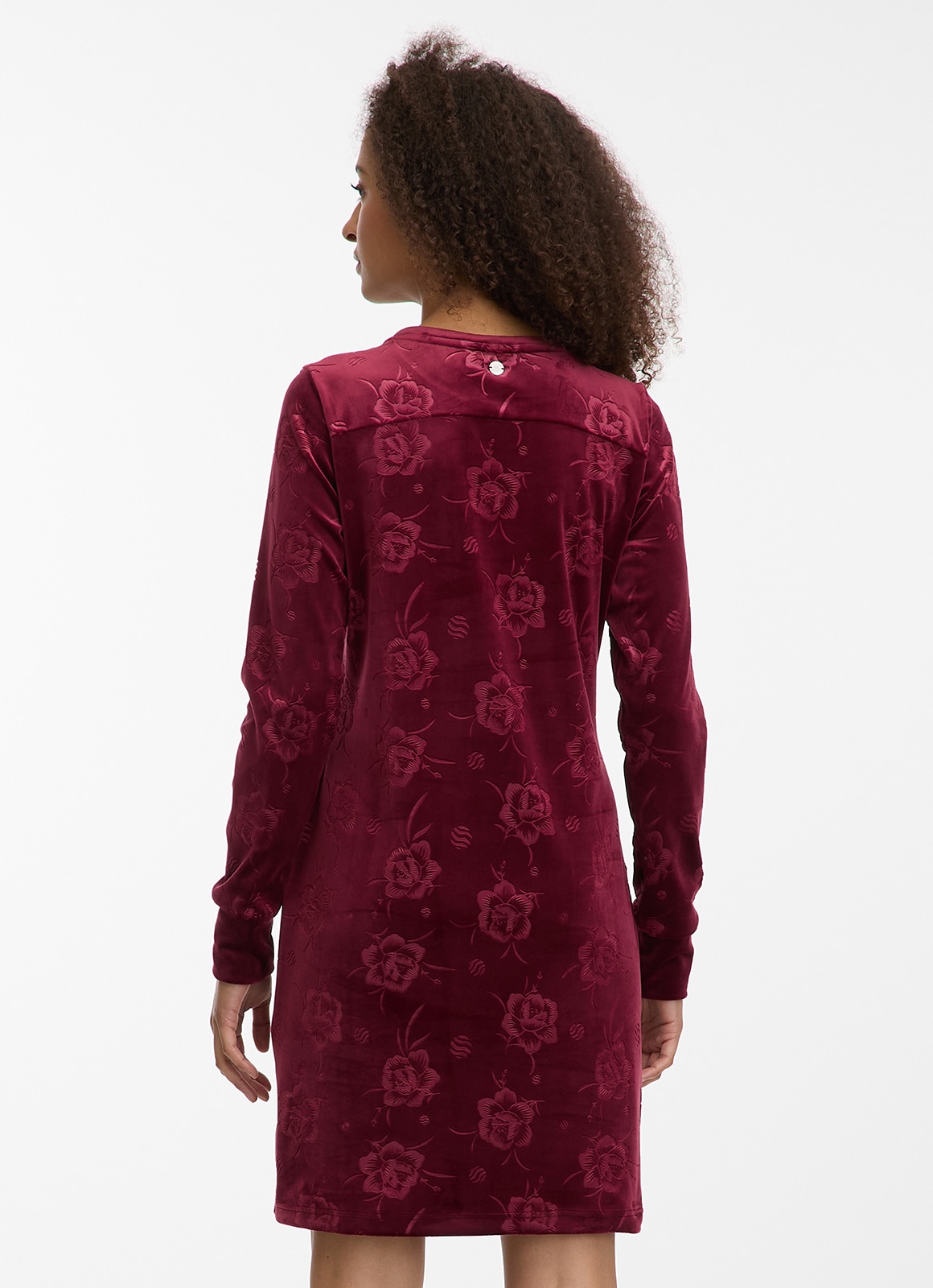 Ragwear Midikleid »ROSETA VELVET« Sommerkleid