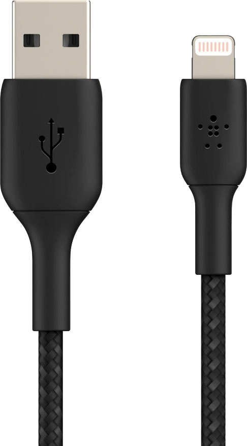 Belkin Lightningkabel »Geflochtenes BOOST↑CHARGE™ Lightning/USB-A-Kabel«, Lightning, USB Typ A, 100 cm