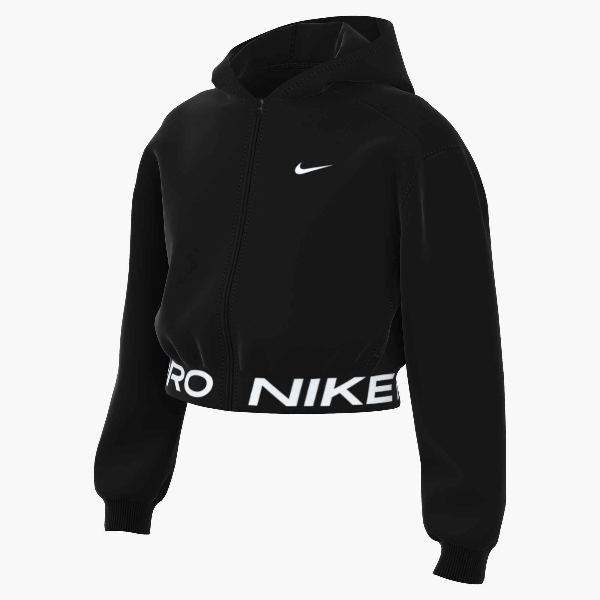 Nike Kapuzensweatjacke »G NP DF FZ FLC HDY« mit Kapuze, aus elastischem, schnell trocknendem Material