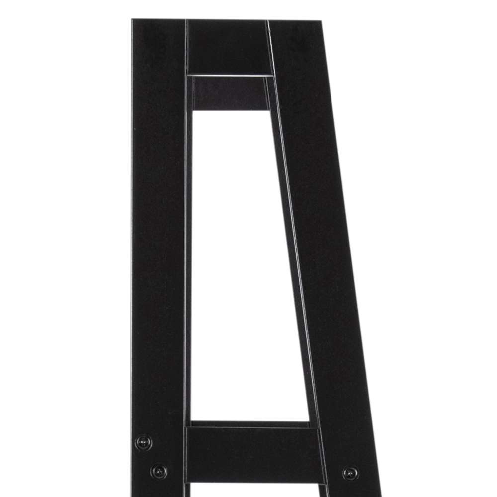 ACTONA GROUP Bücherregal »Leiterregal in Weiss oder Schwarz«, Standregal, lackiertem Holz, stufenförmig und mit 5 Einlegeböden
