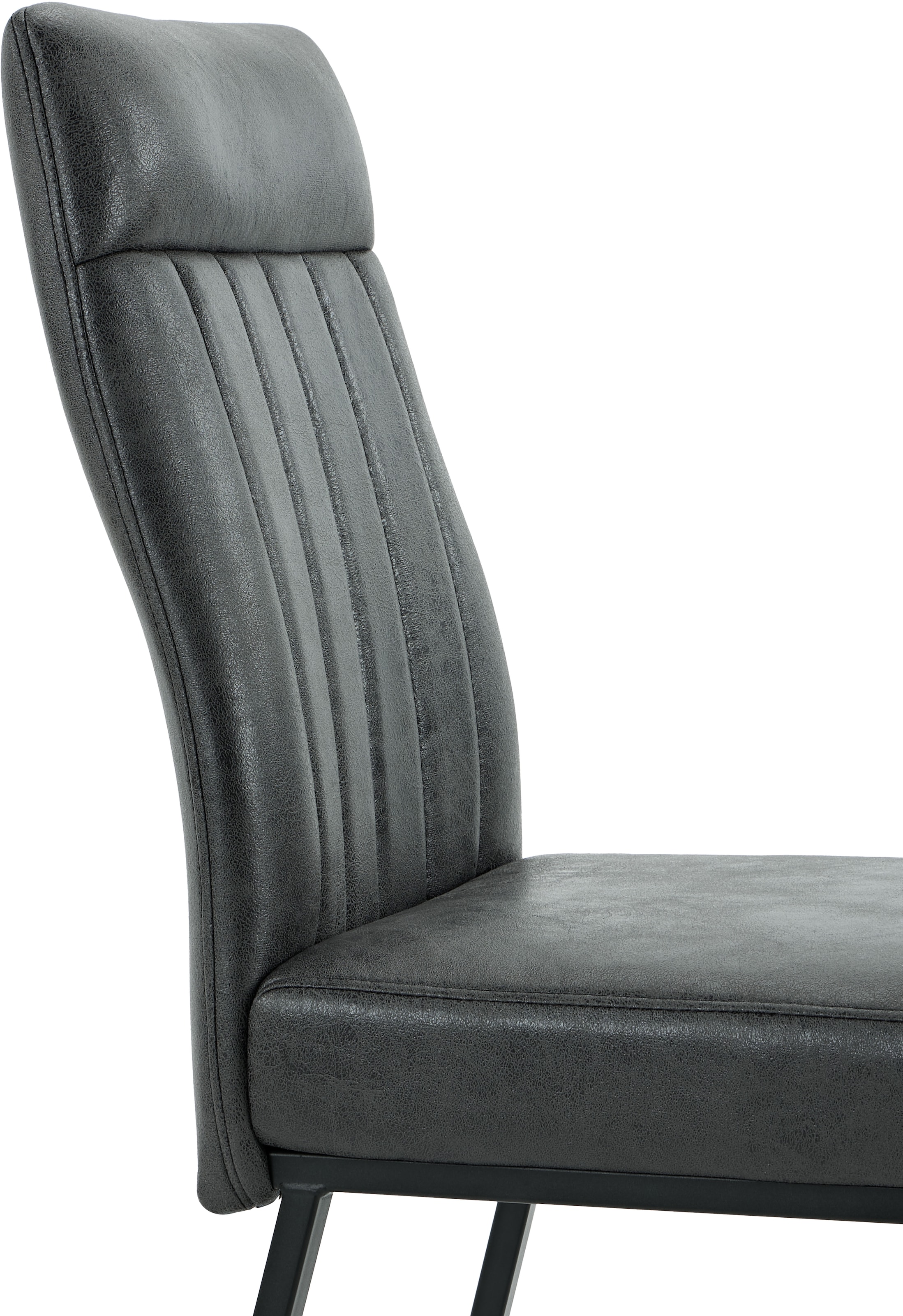 HELA 4-Fußstuhl »CATANIA« (Set) 4 Stk.4-Fuß, Federkorb, Vierkantrohrgestell, 140kg belastbar