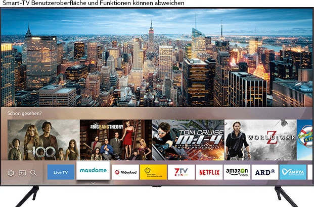 Samsung LED-Fernseher, 108 cm/43 Zoll, 4K Ultra HD, Smart-TV, HDR,Crystal Prozessor 4K,Q-Symphony,Contrast Enhancer
