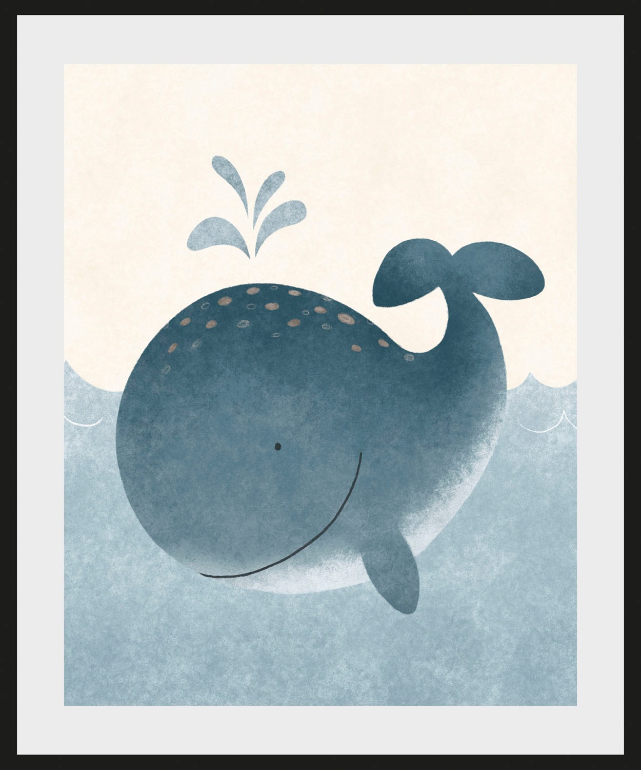 Lüttenhütt Bild »Willi«, Wassertiere, (1 St.), HD Premium Poster-Druck inkl. Holzrahmen
