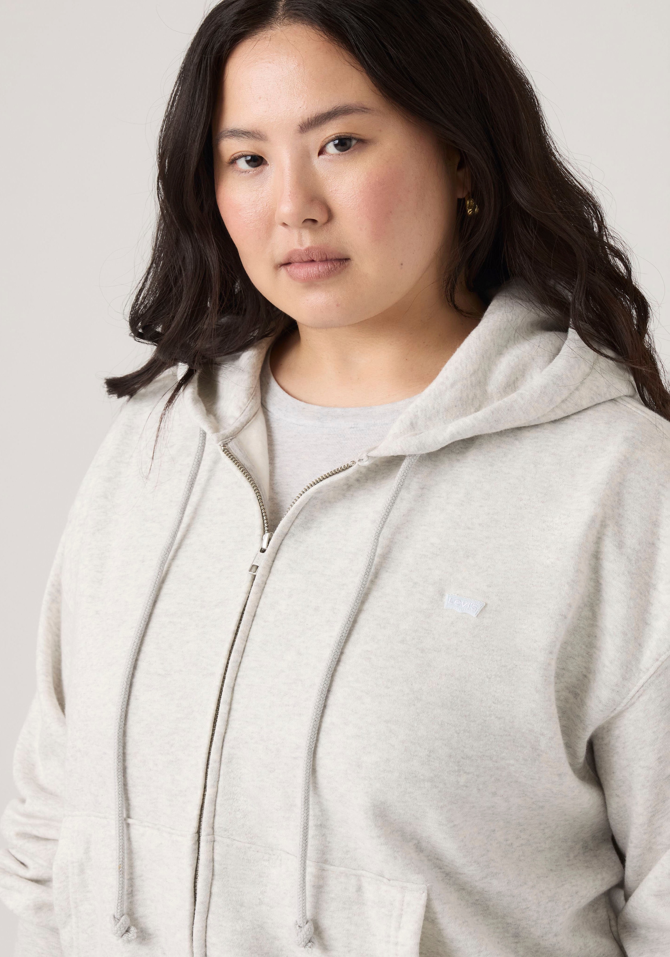 Levi's® Plus Sweatjacke »PL EVERYDAY FULL ZIP HOODIE SWEATSHIRT« Sweatware von innen weich angeraut