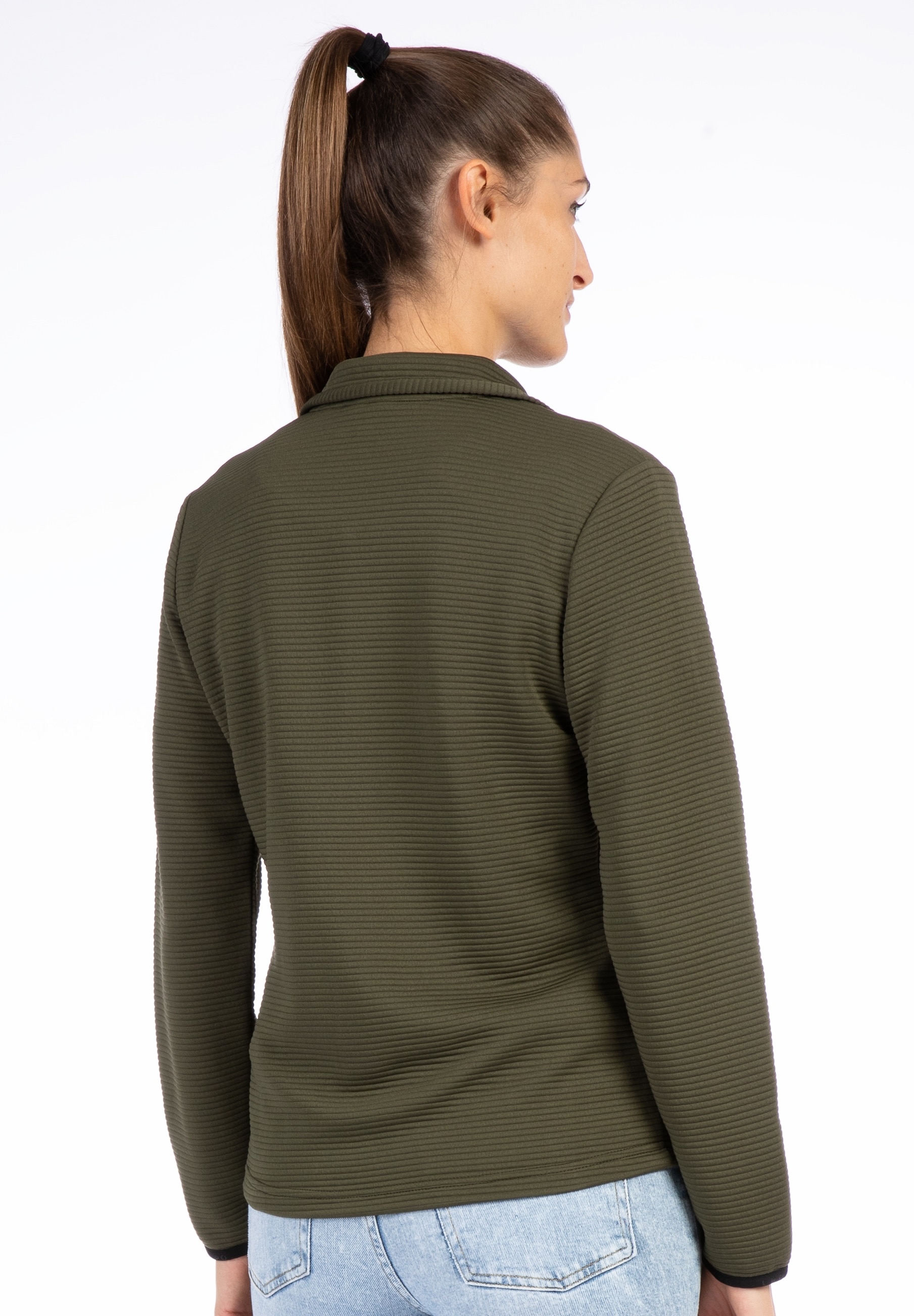 LPO Strickfleecejacke »XARA WMN«, mit Stehkragen