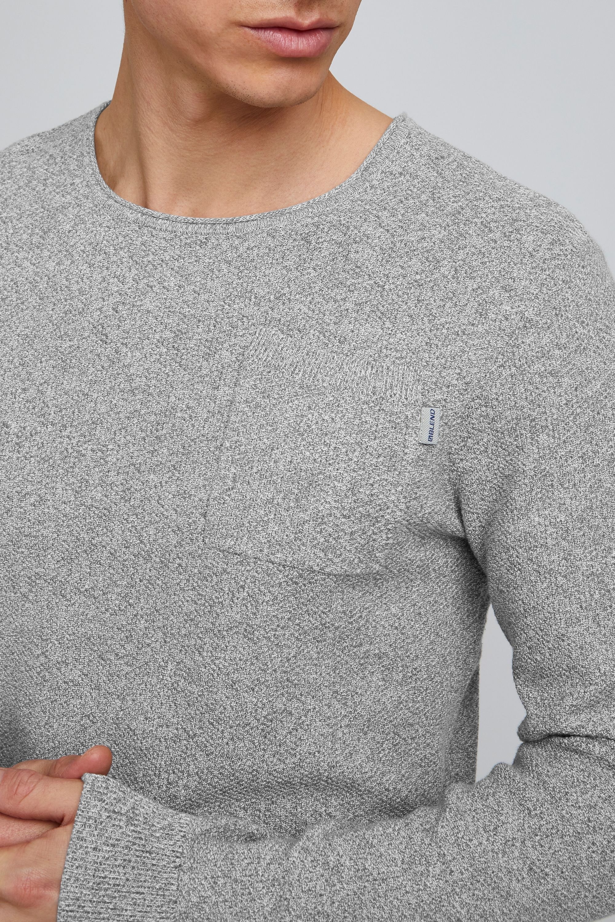 Blend Strickfleece-Pullover »Strickpullover bhpullover«