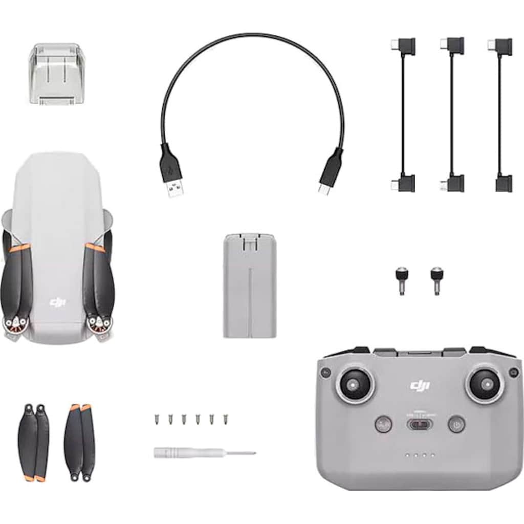 dji Drohne »Mavic Mini 2«, Ultraleichter und faltbarer Drohnen, 3-Achsen-Gimbal mit 4K-Kamera, 31 Minuten Flugzeit, OcuSync 2.0 HD-Videoübertragung, QuickShots mit DJI Fly App