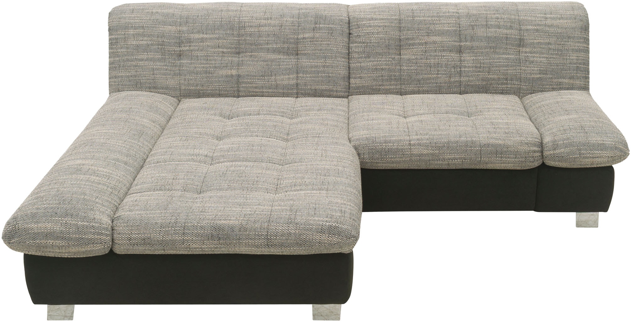DOMO collection Ecksofa »100031 234x157 cm, kompakt, komfortabel & bequem, L-Form« whlw. mit Bettfunktion und Armteilverstellung