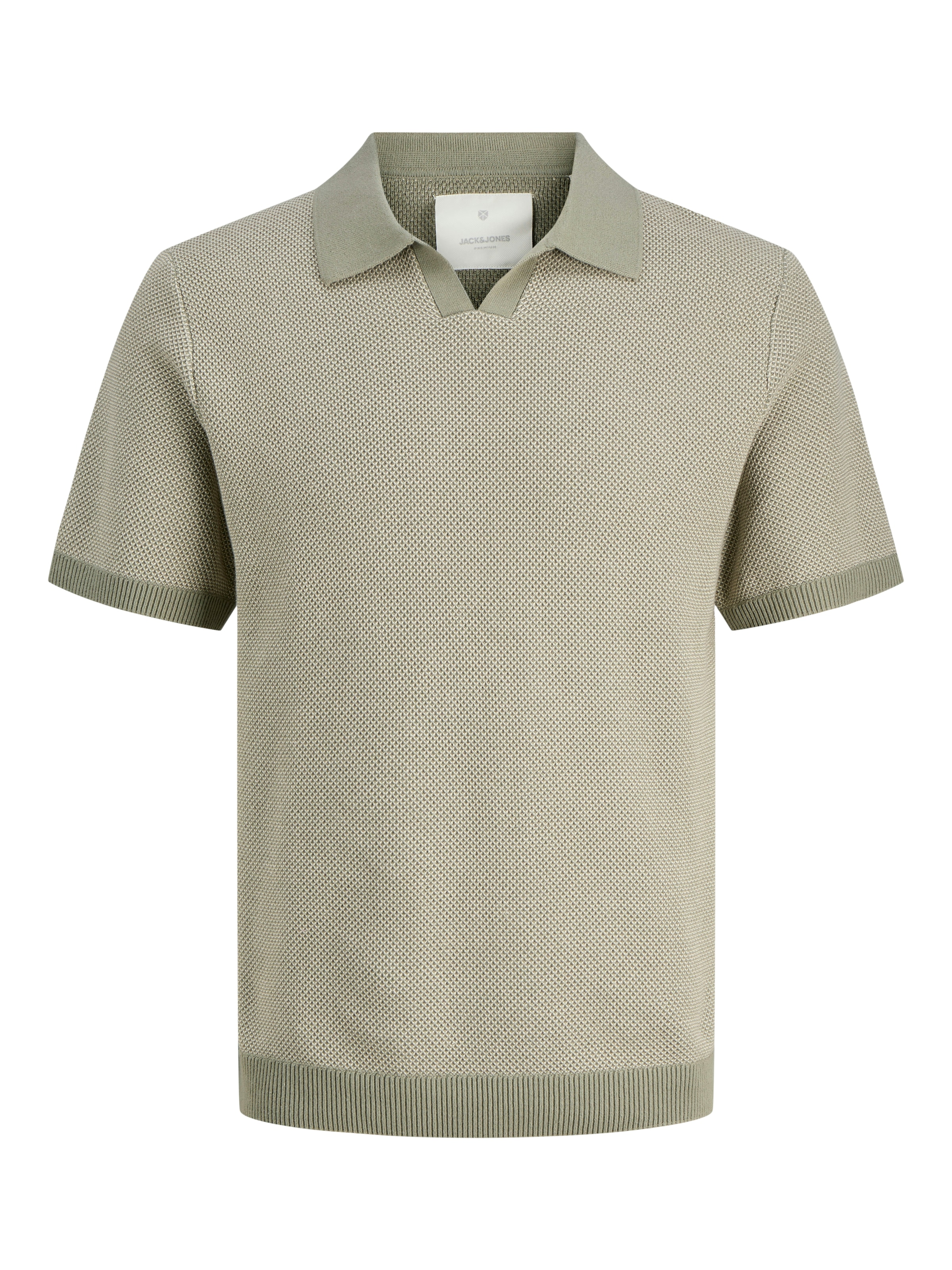 Jack & Jones Rundhalspullover »JPRCCEASTON KNIT SPLIT NECK SS SN«