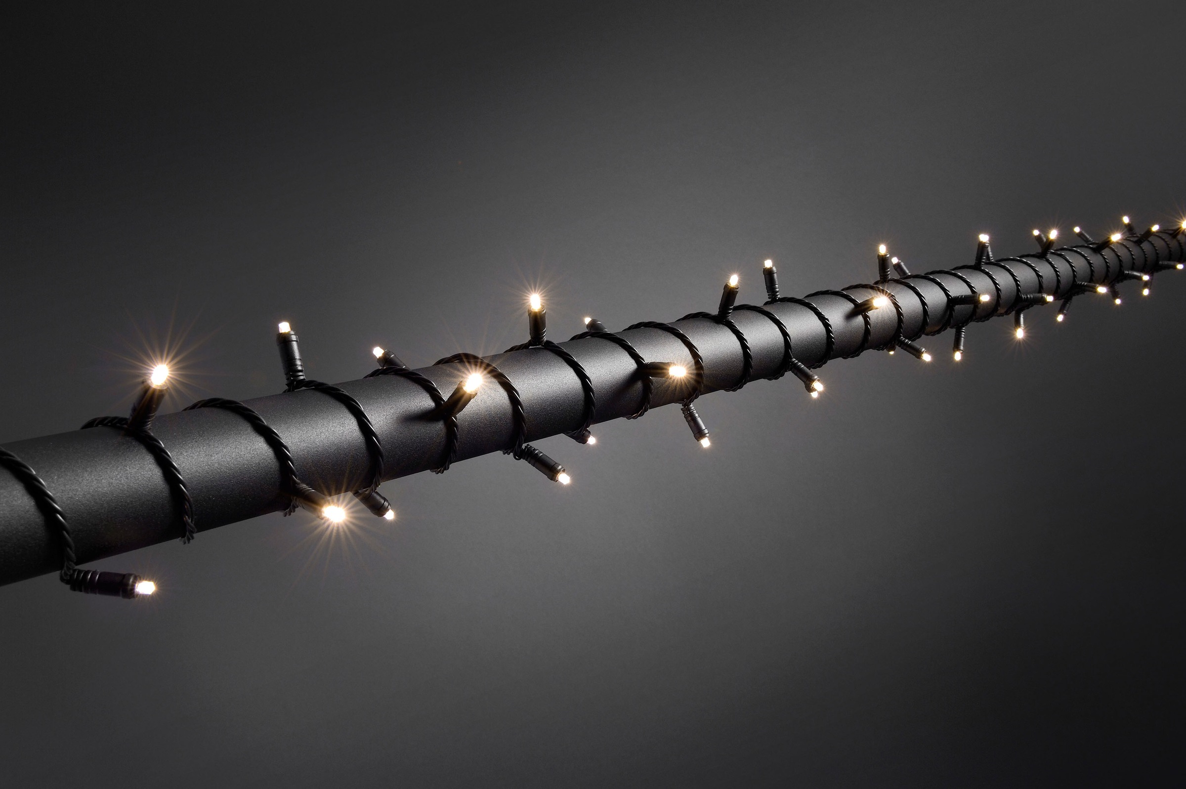 KONSTSMIDE LED-Lichterkette, 120 St.-flammig, Micro LED Lichterkette, mit 9h Timer, schutzisoliert/umgossen, 120 warm weiße Dioden
