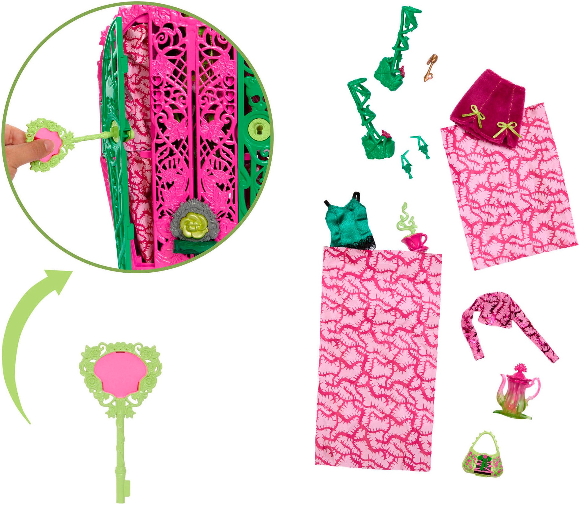 MonsterHigh™ Anziehpuppe »Skulltimate Secrets: Garden Mysteries, Venus McFlytrap«